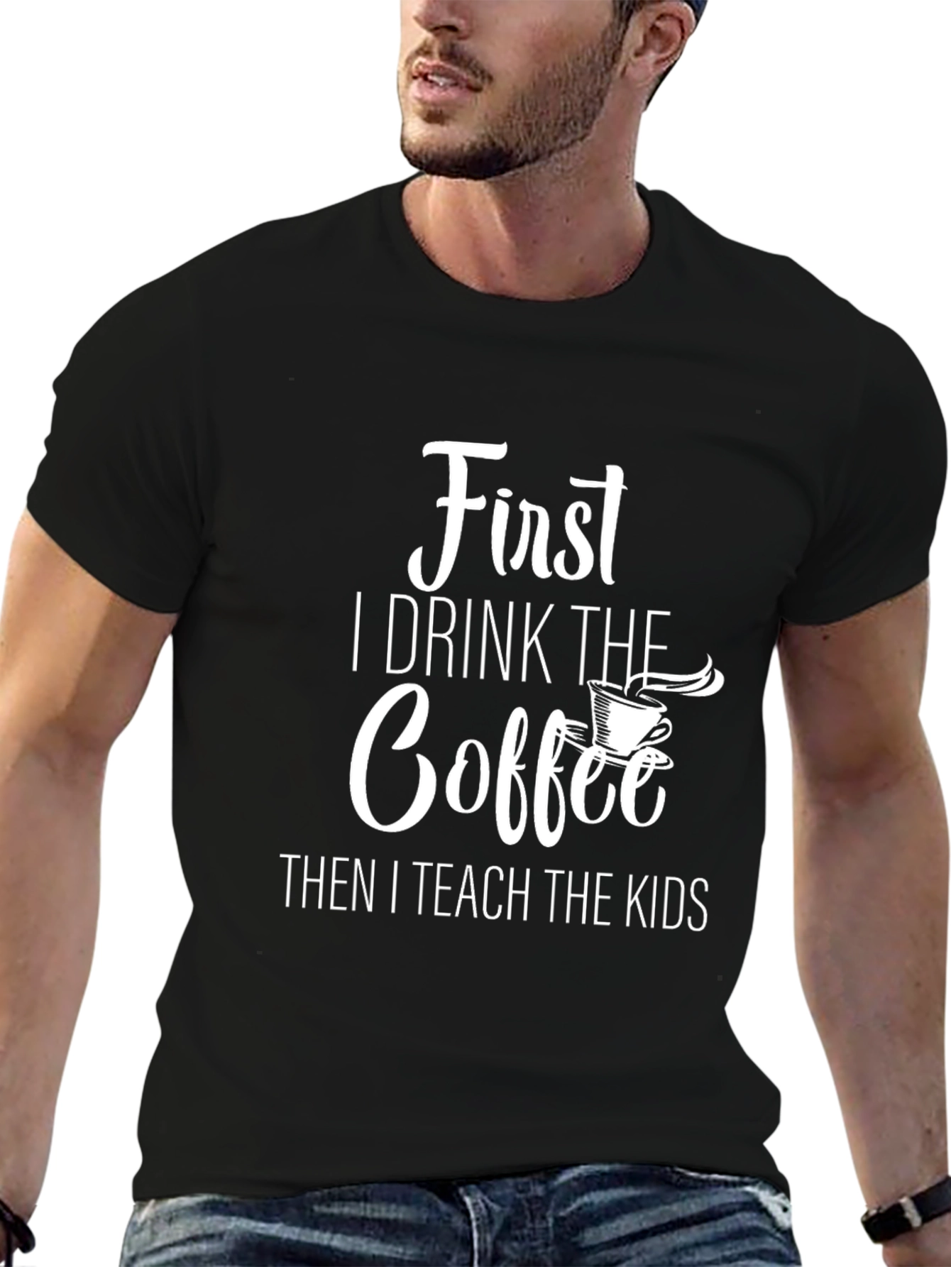 Coffee Teacher Graphic T-Shirt