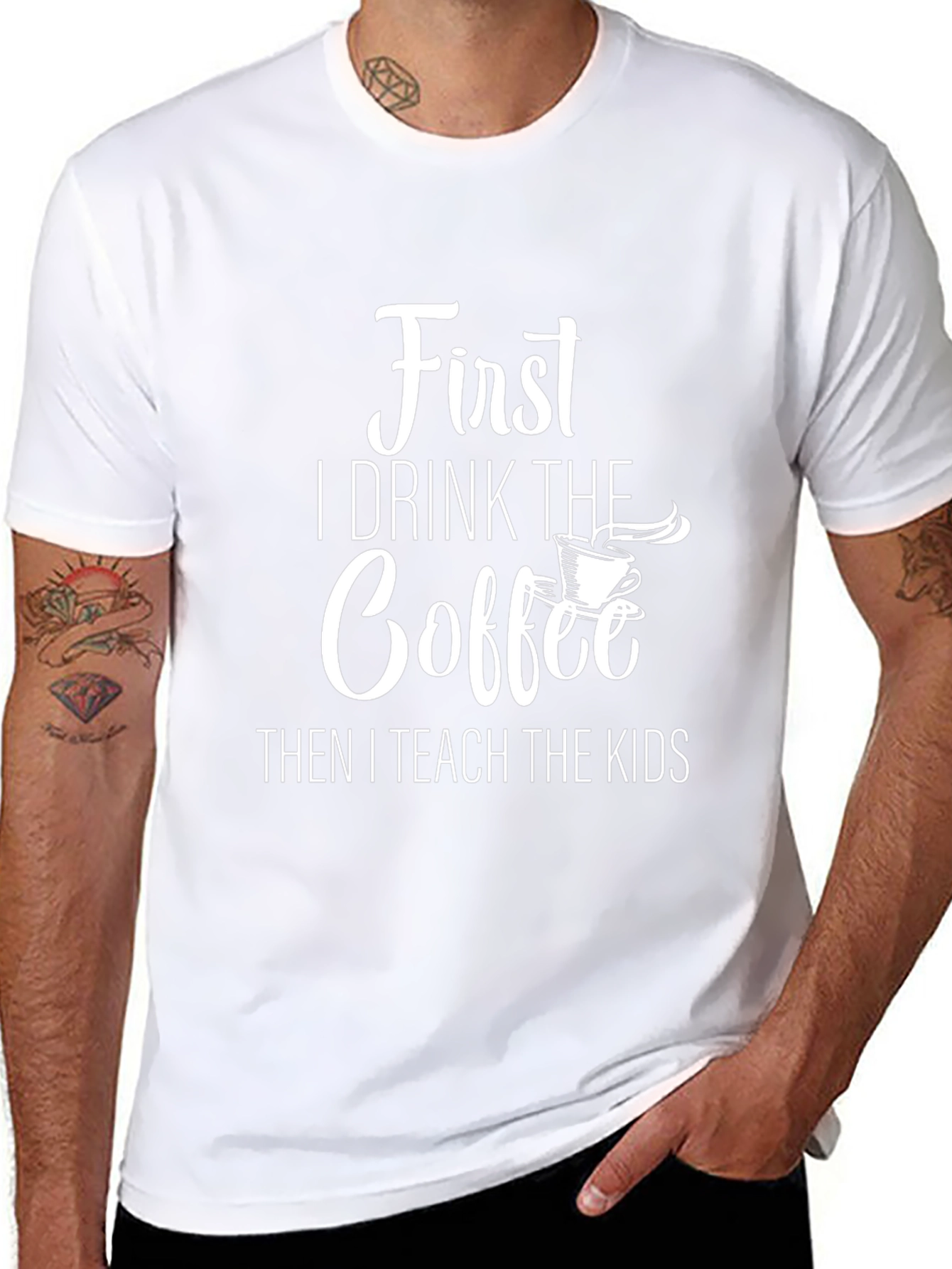 Coffee Teacher Graphic T-Shirt