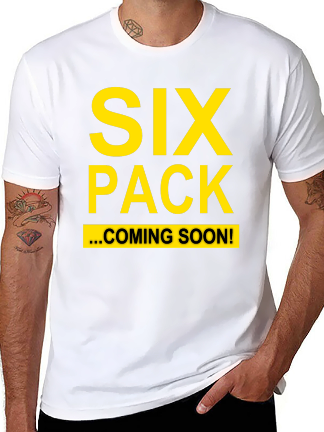 Six Pack Coming Soon T-Shirt