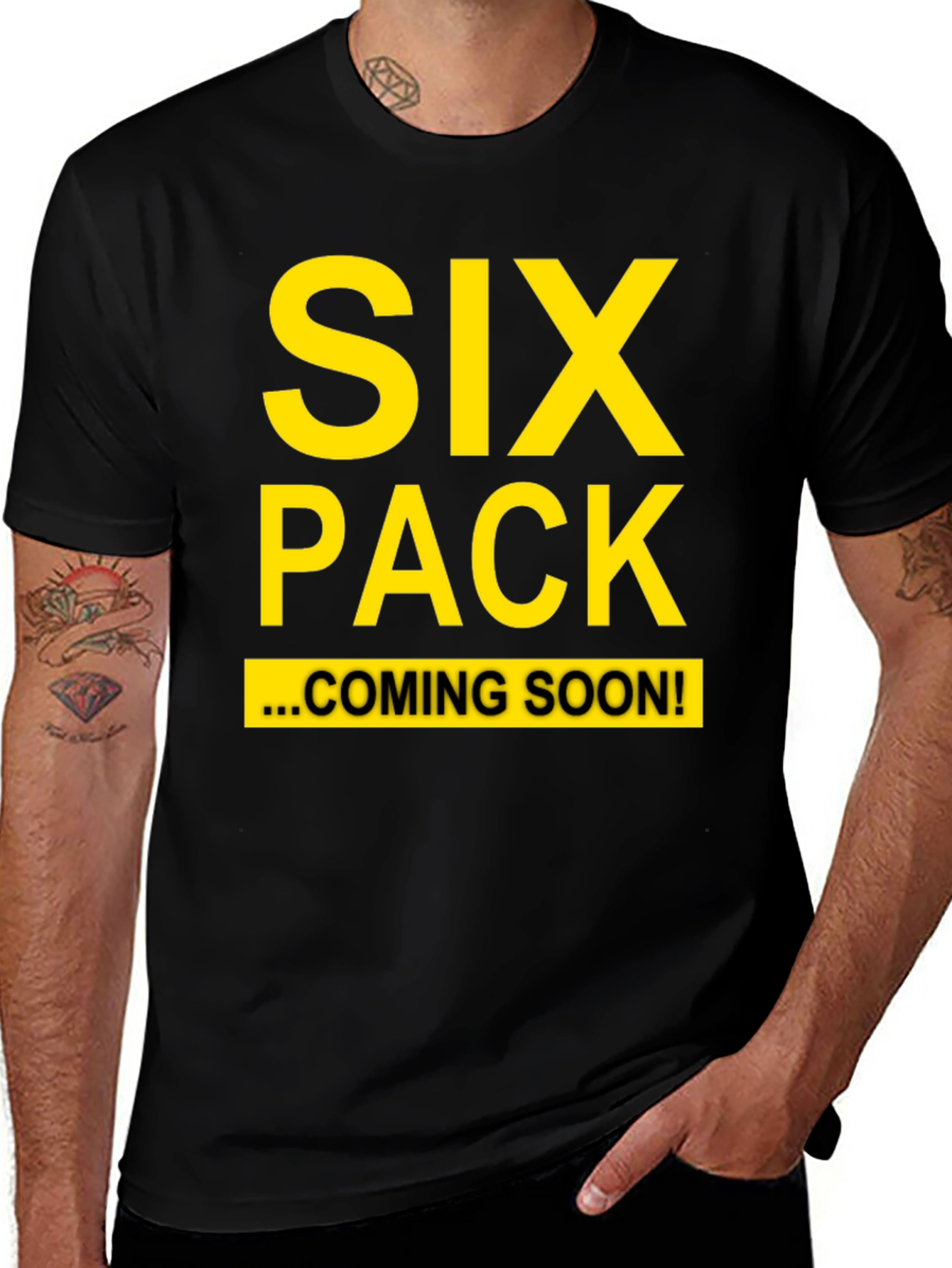 Six Pack Coming Soon T-Shirt