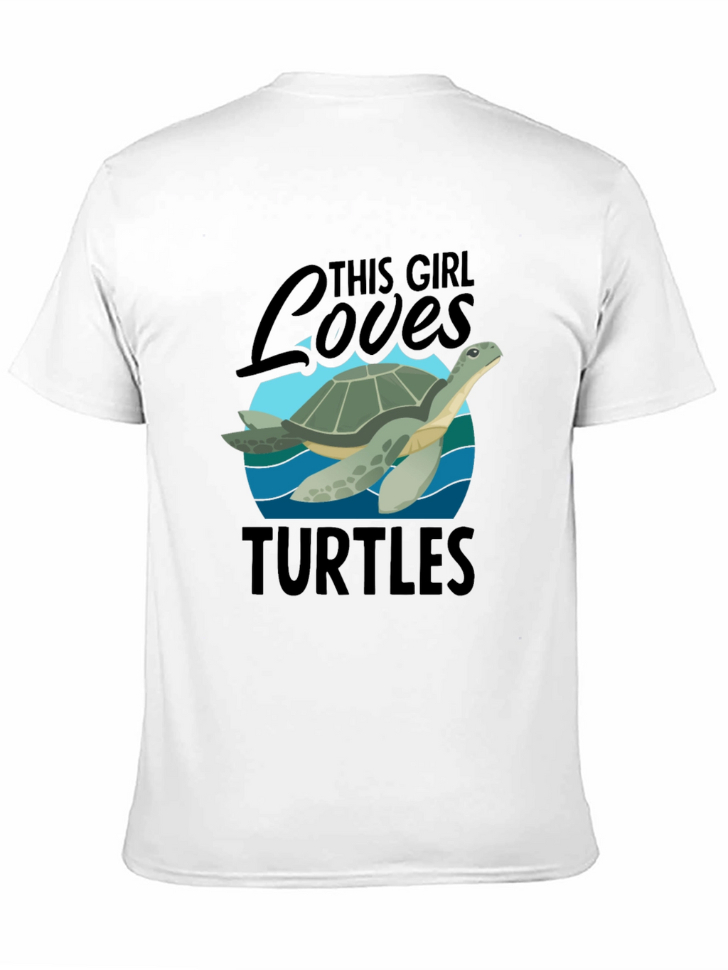 This Girl Loves Turtles Graphic T-Shirt