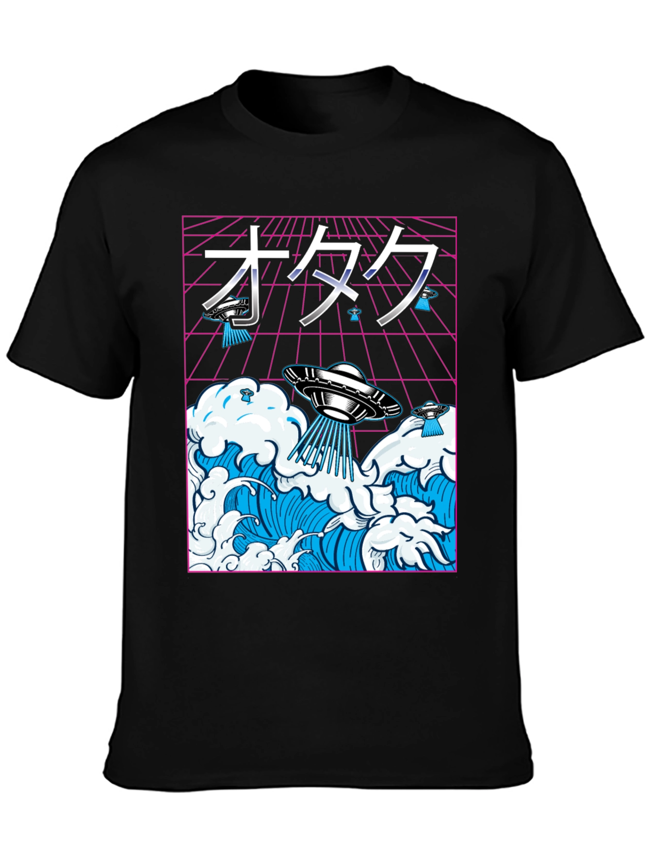 Otaku UFO Waves Graphic Tee