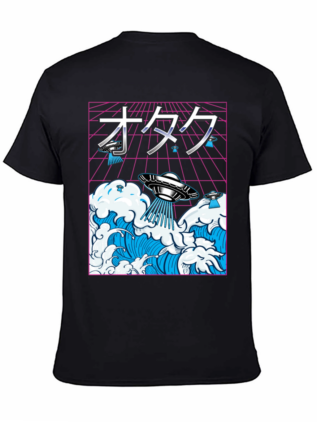 Otaku UFO Waves Graphic Tee