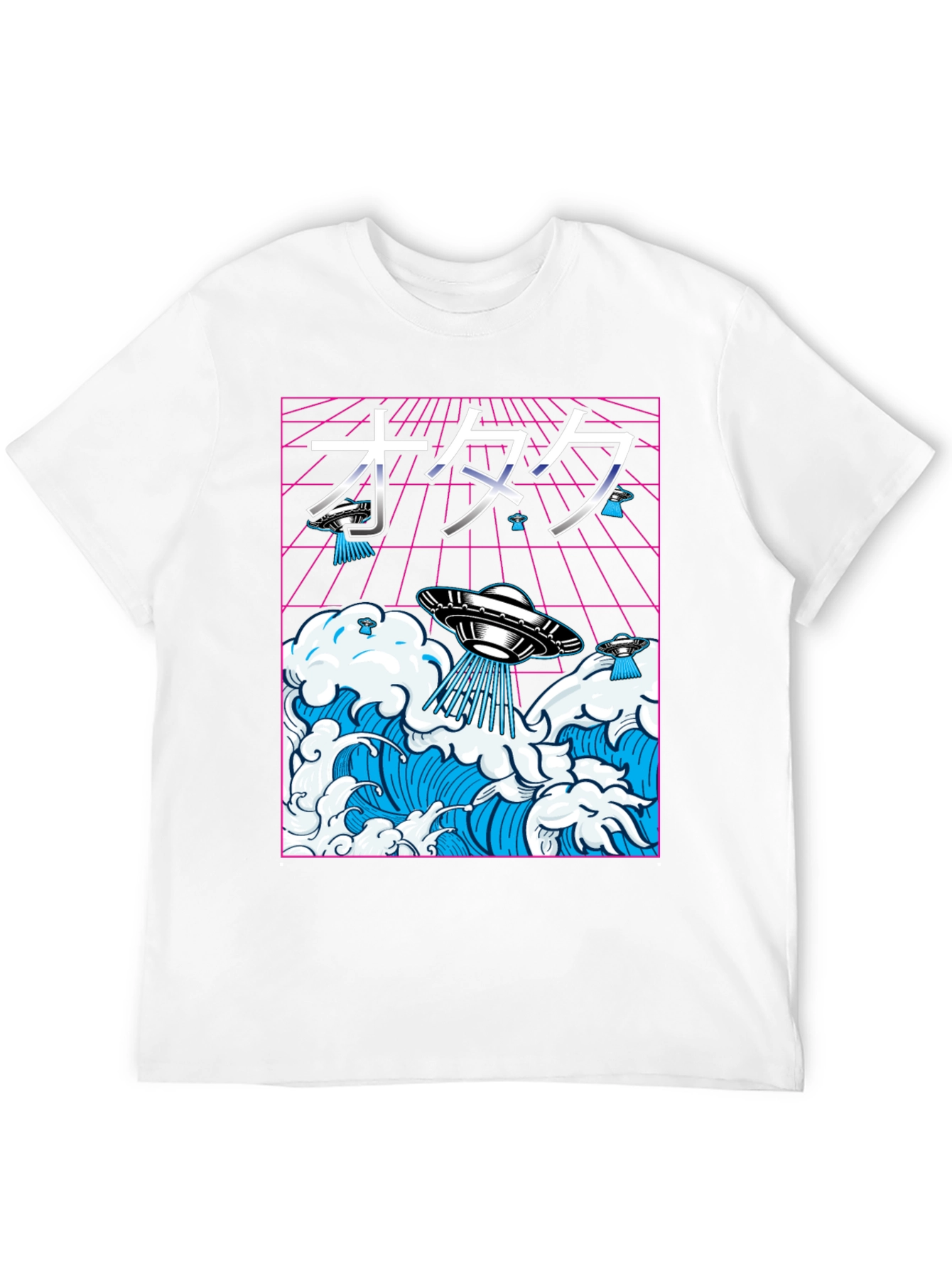 Otaku UFO Waves Graphic Tee