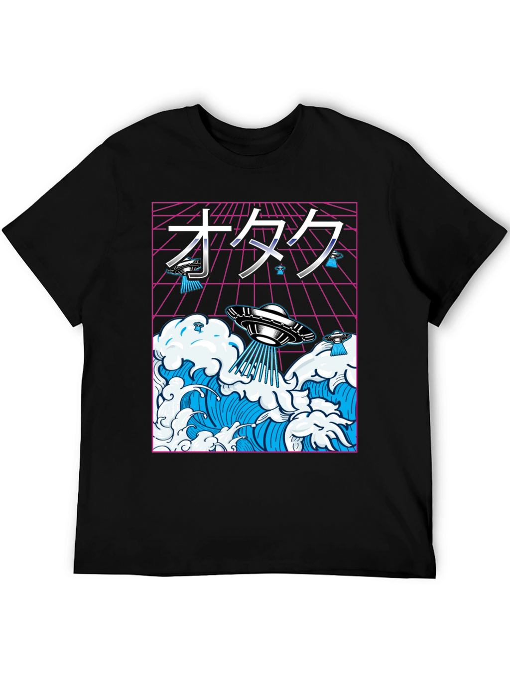 Otaku UFO Waves Graphic Tee