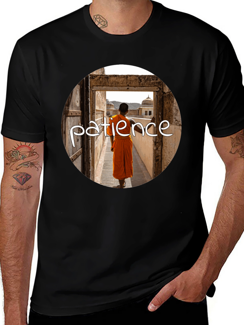 Patience Monks Path T-Shirt