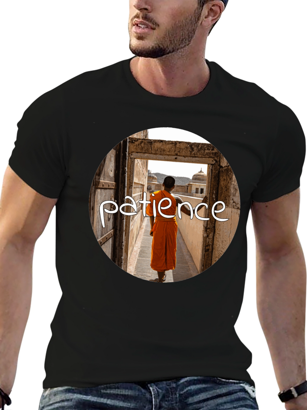 Patience Monks Path T-Shirt