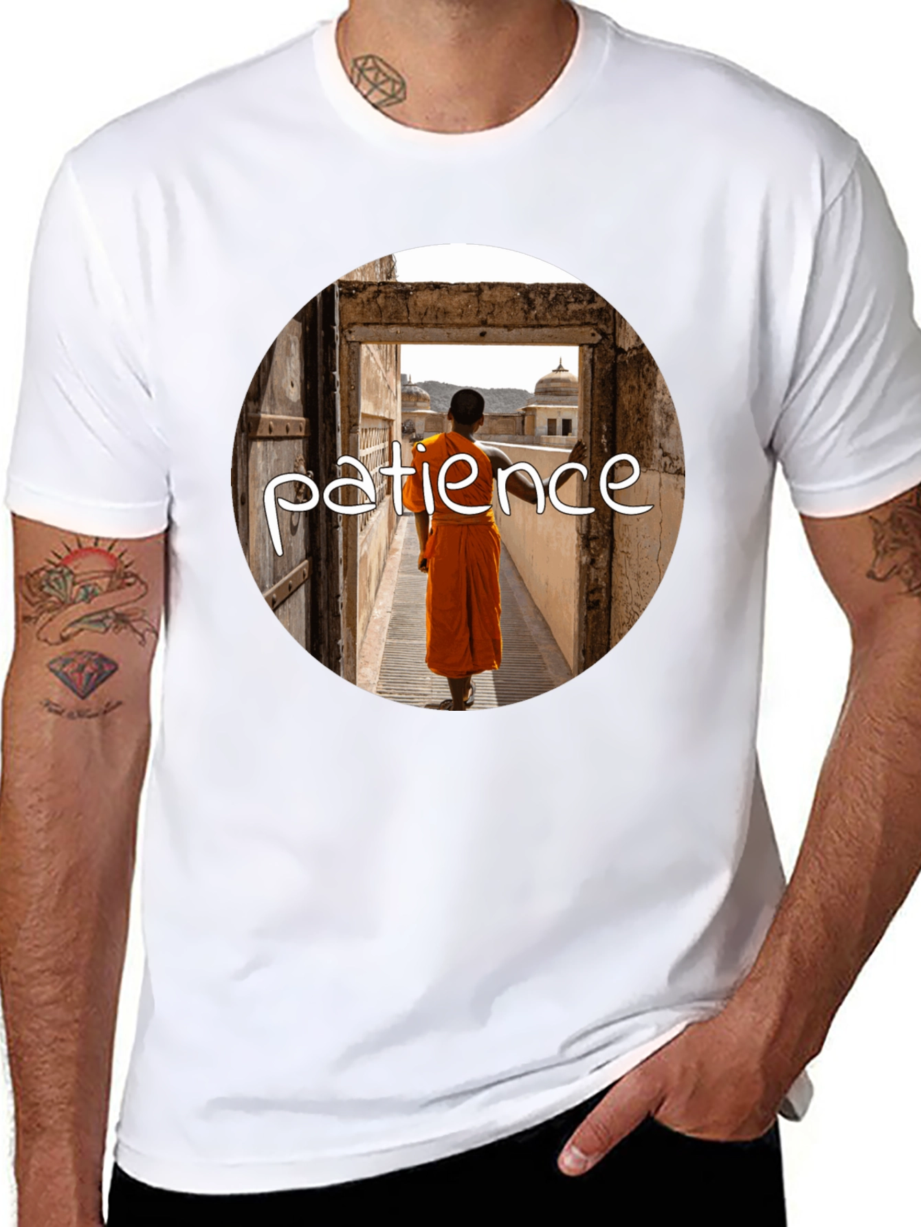 Patience Monks Path T-Shirt