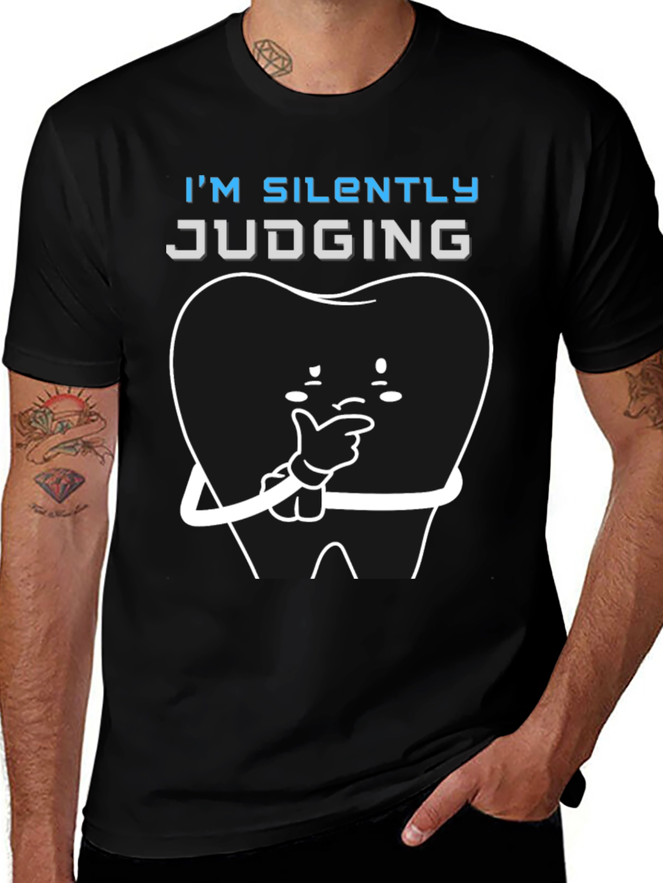 Im Silently Judging Funny Dentist T-Shirt