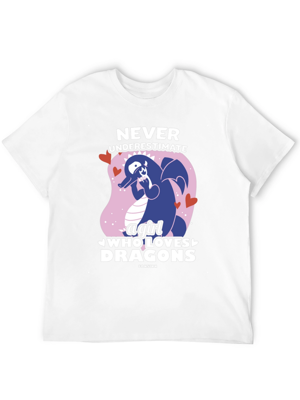 Never Underestimate a Girl Who Loves Dragons T-Shirt