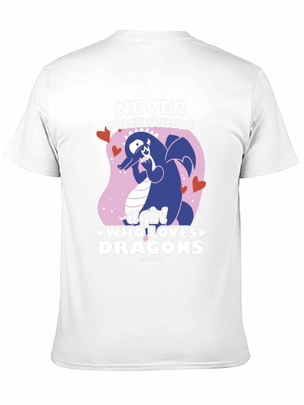 Never Underestimate a Girl Who Loves Dragons T-Shirt