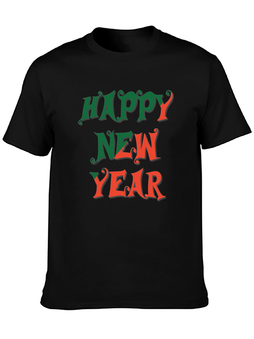 Happy New Year Graphic Tee - Festive Holiday Shirt
