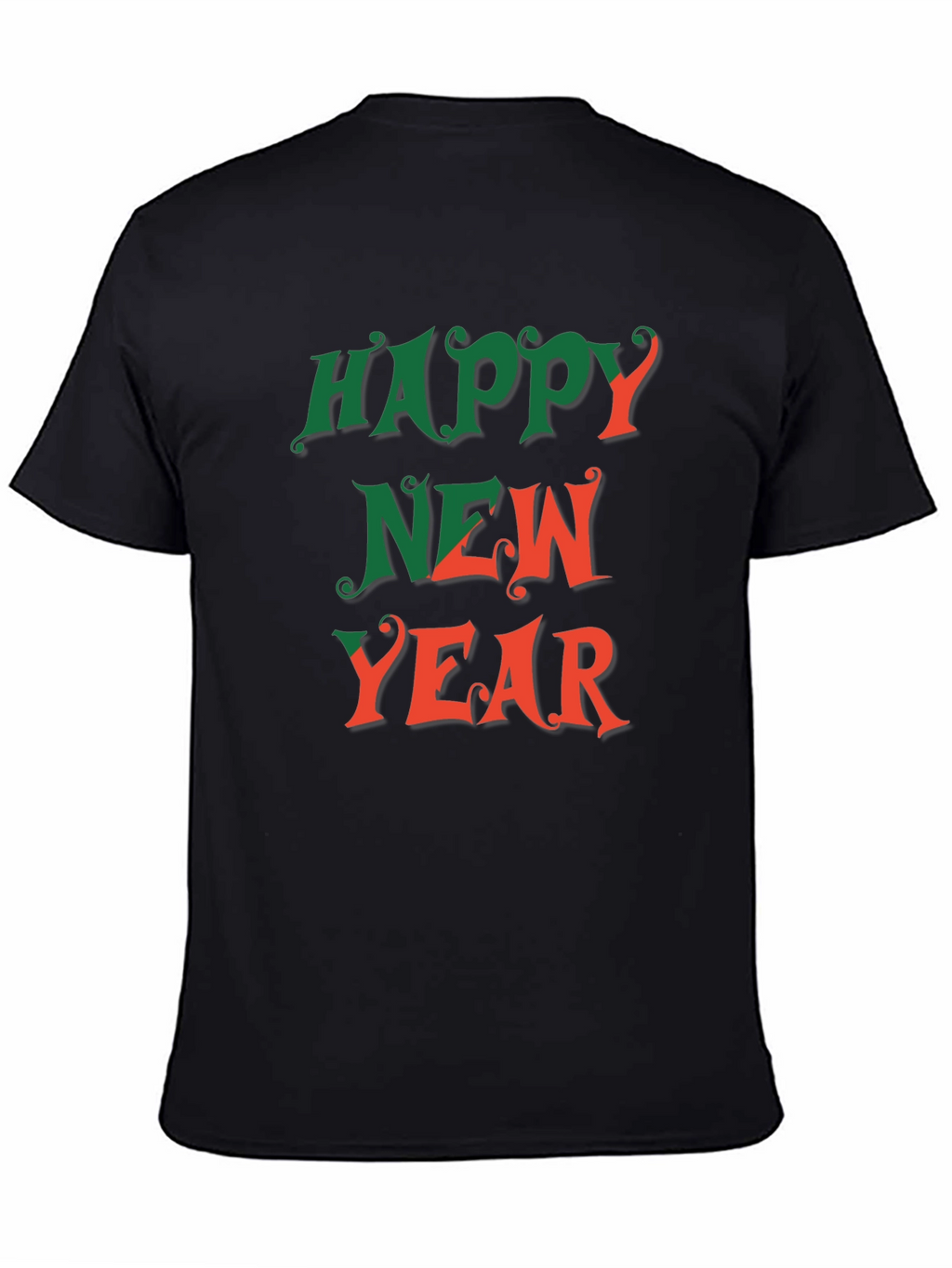 Happy New Year Graphic Tee - Festive Holiday Shirt