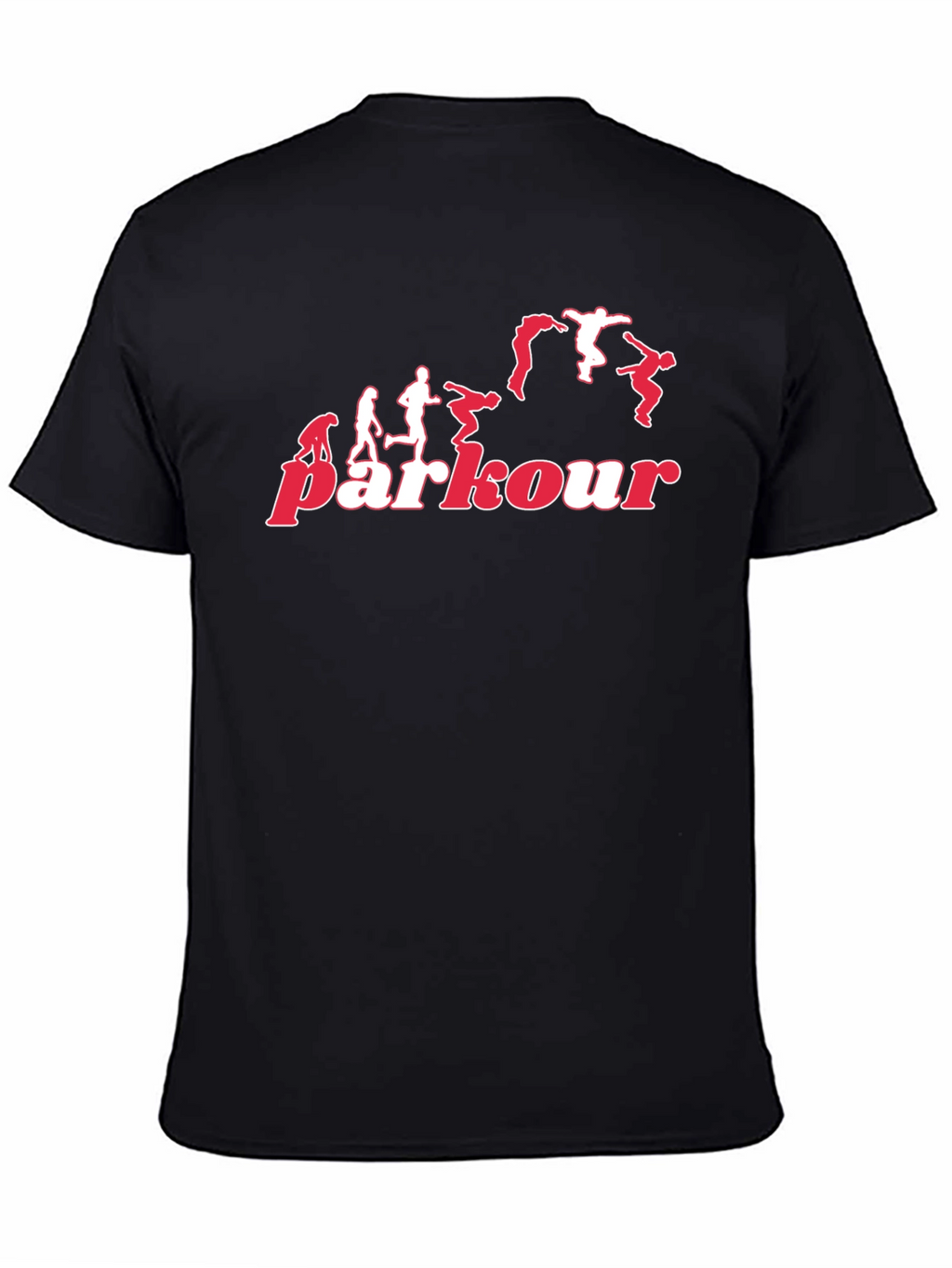 Parkour Evolution Black T-Shirt