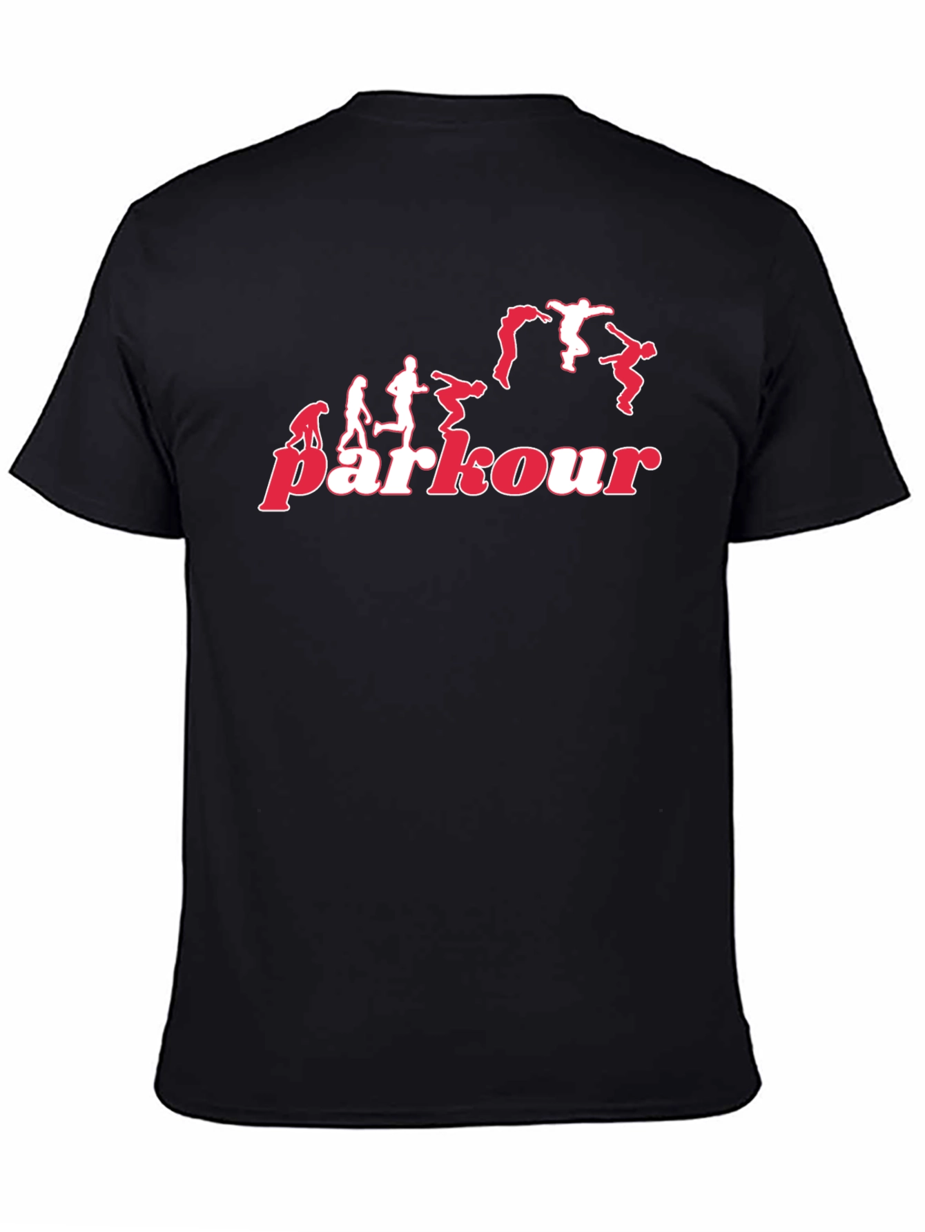 Parkour Evolution Black T-Shirt