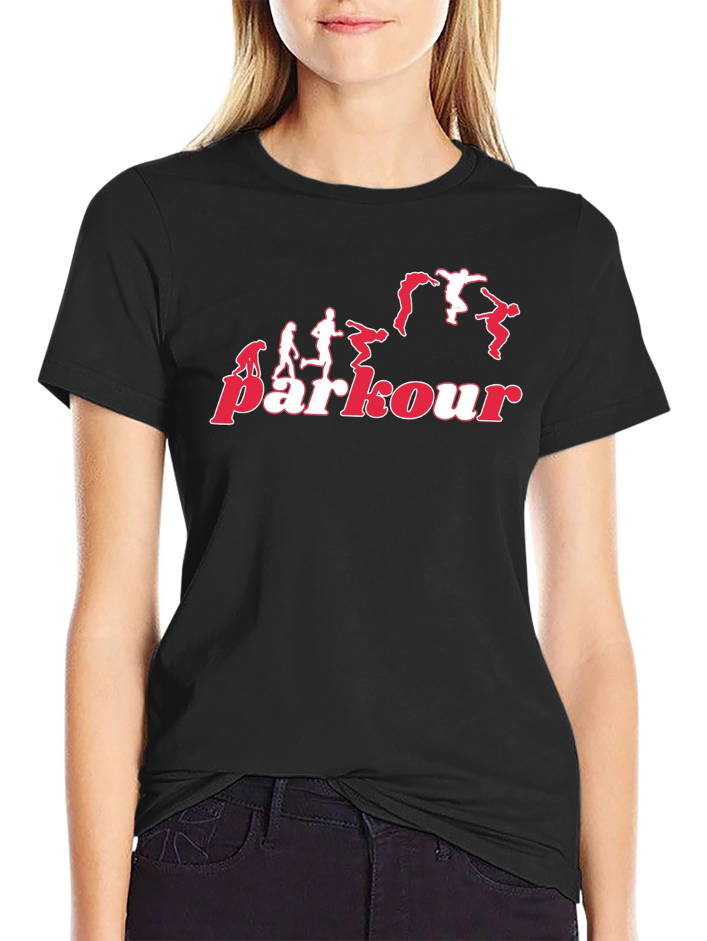 Parkour Evolution Black T-Shirt