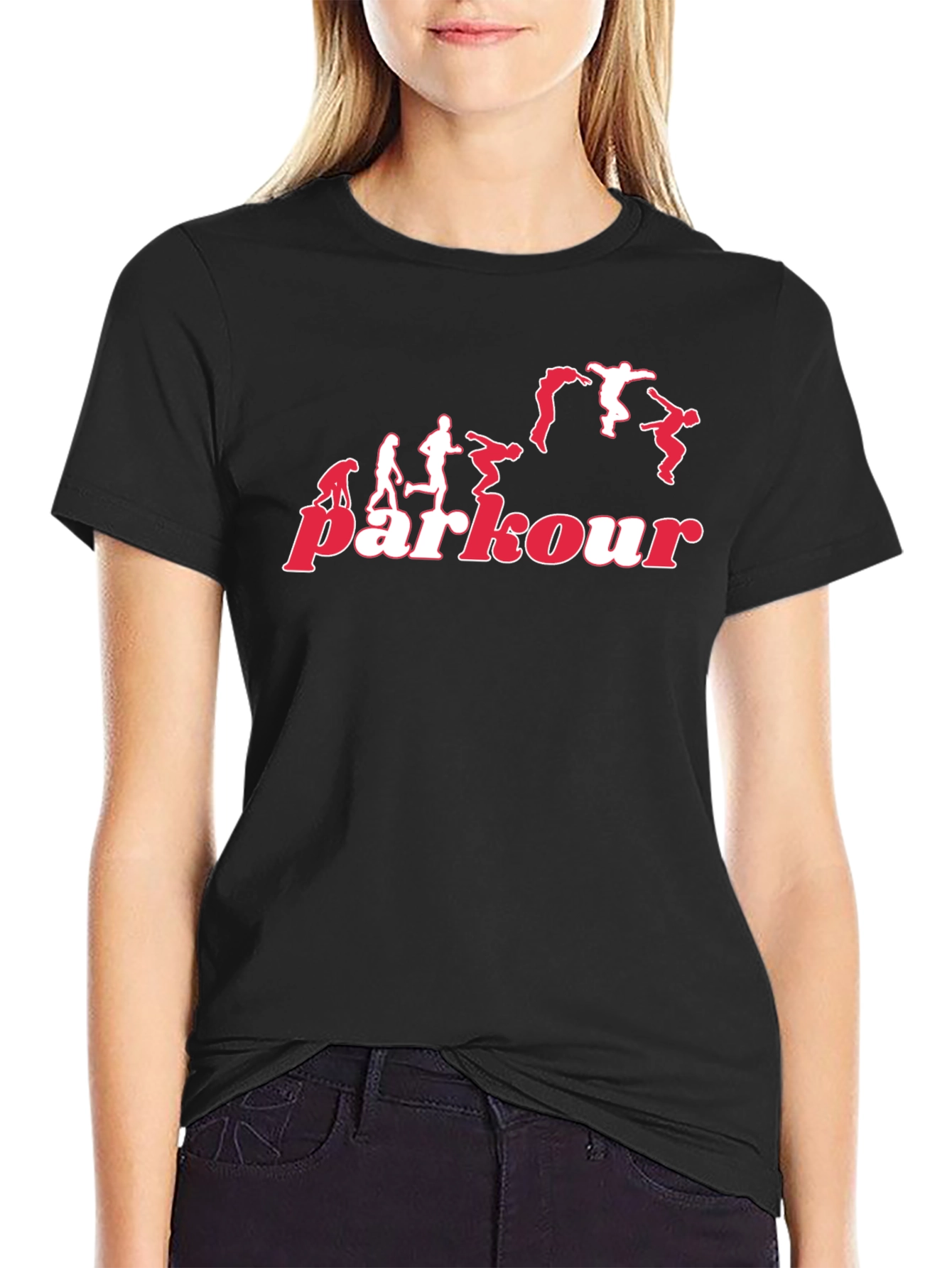 Parkour Evolution Black T-Shirt