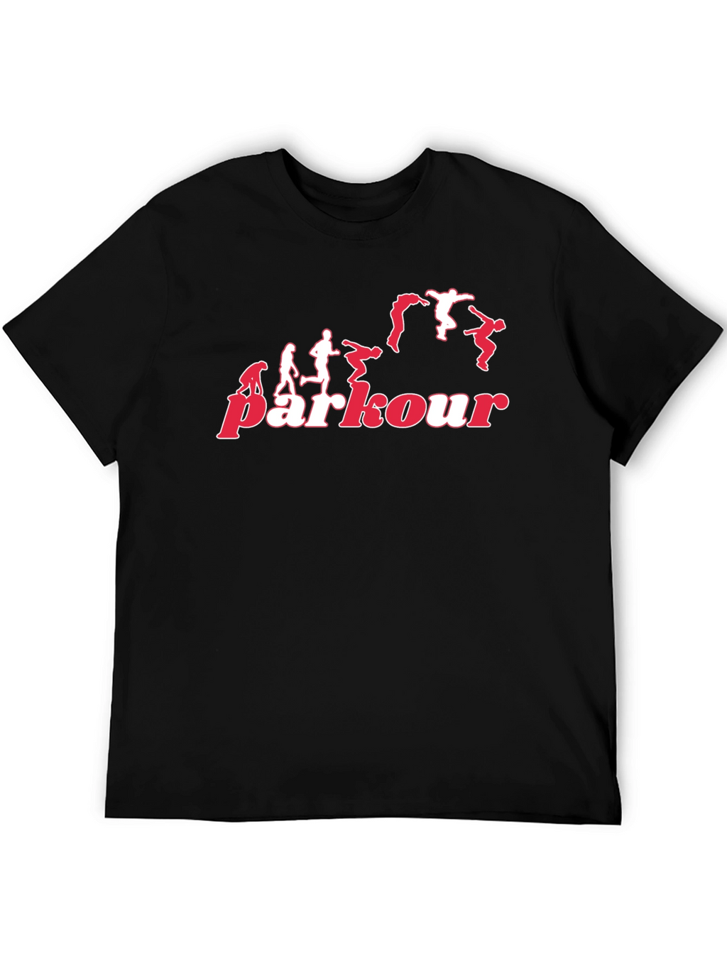 Parkour Evolution Black T-Shirt