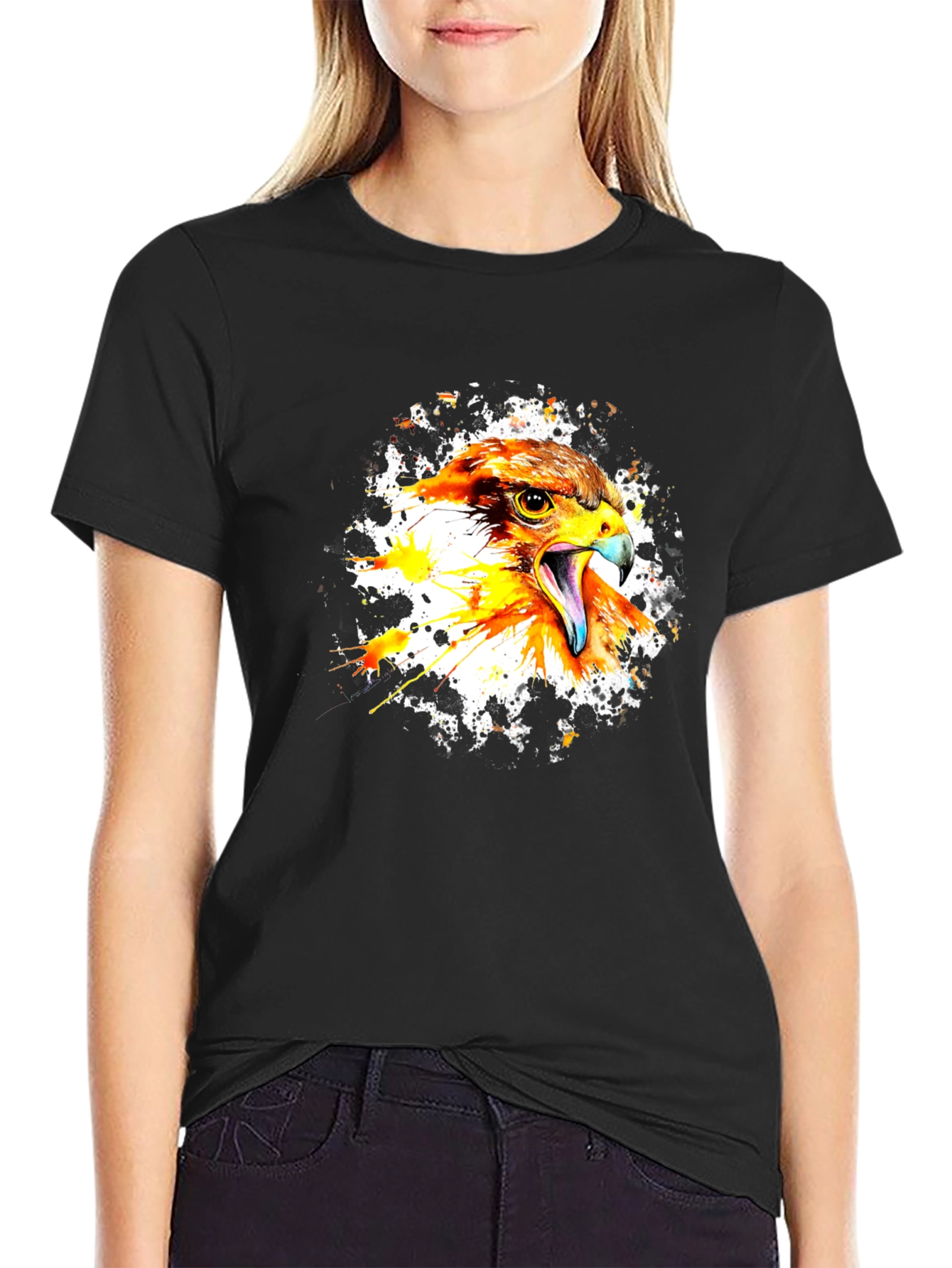 Eagle Splash Graphic Tee - Bold Style