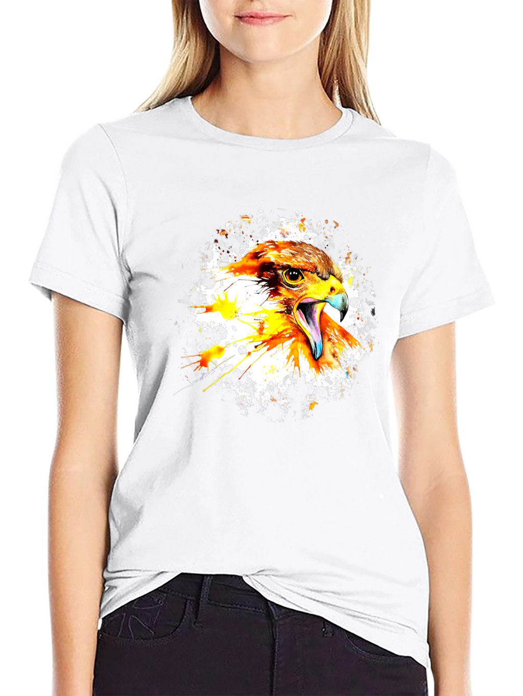 Eagle Splash Graphic Tee - Bold Style