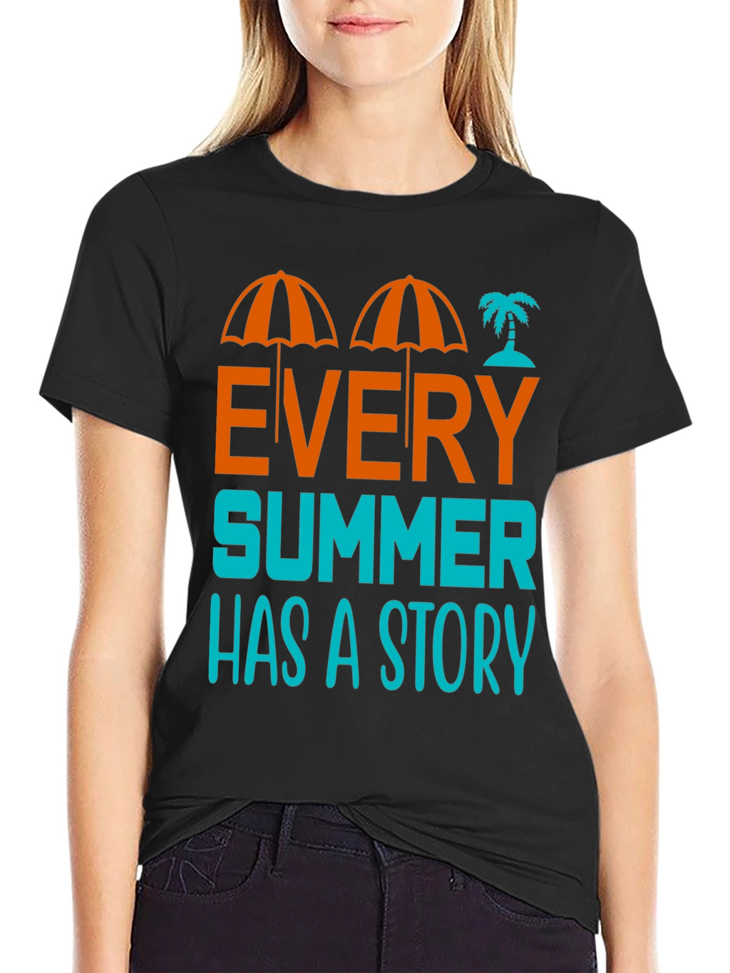 Summer Story Graphic T-Shirt - Beach Vibes