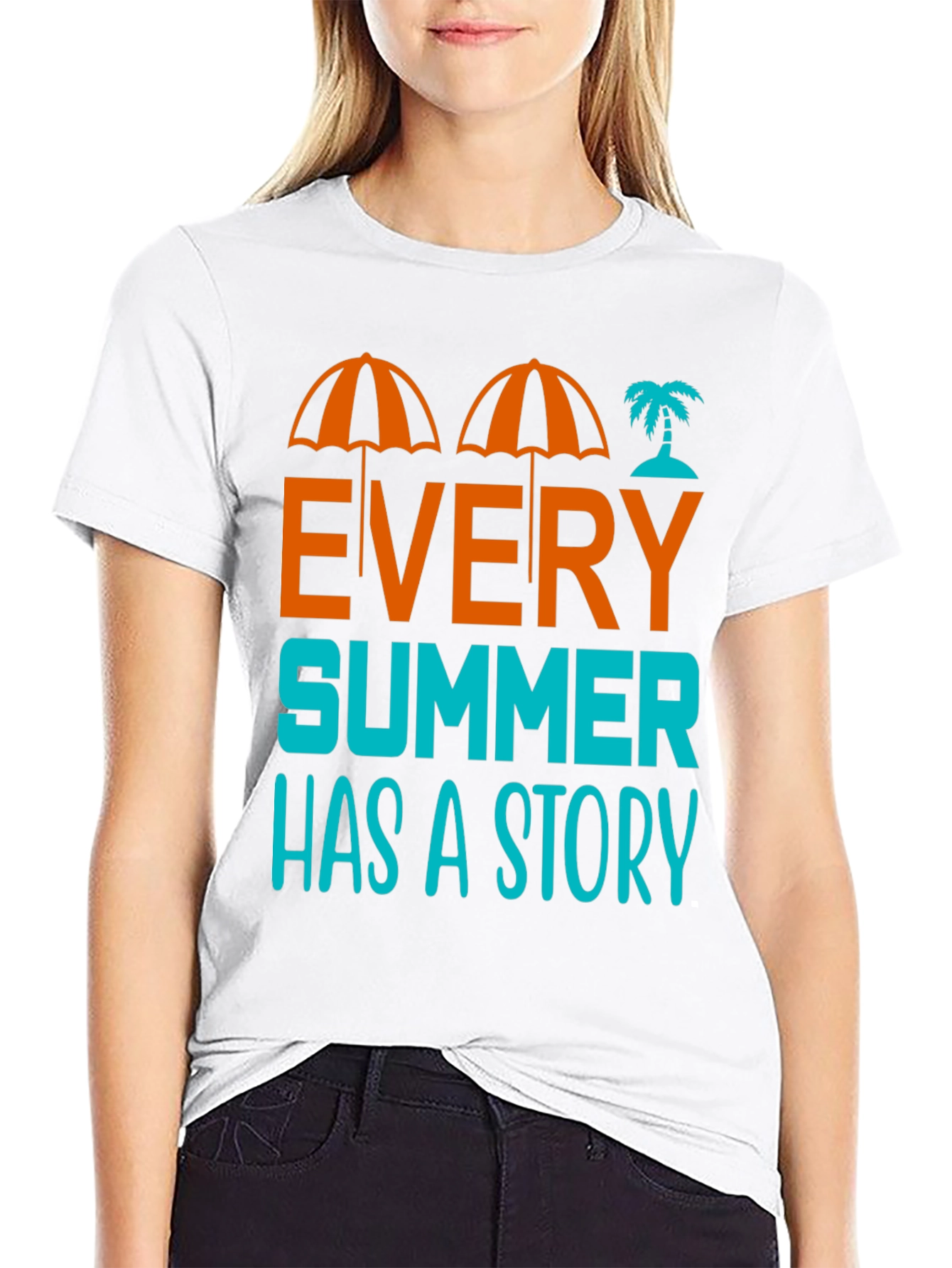 Summer Story Graphic T-Shirt - Beach Vibes