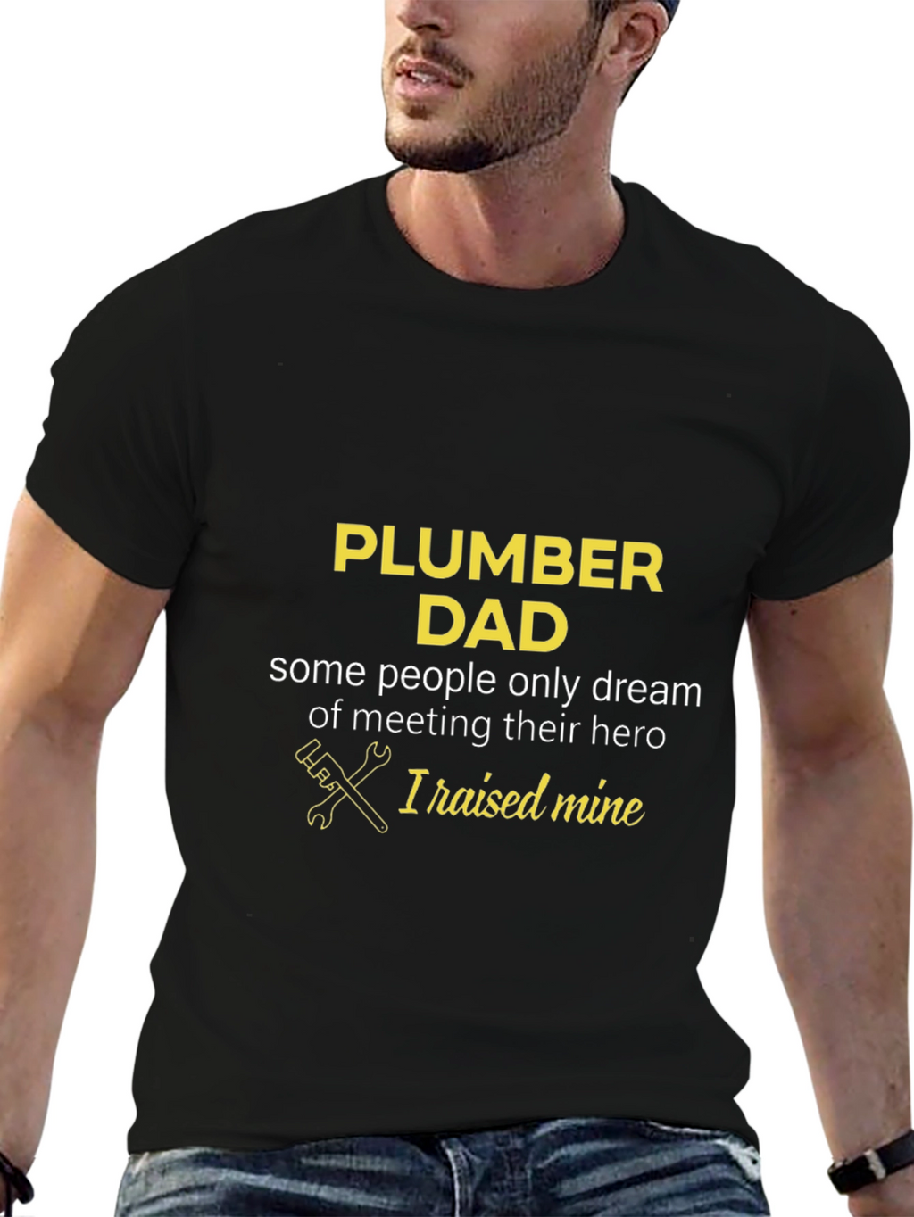 Plumber Dad T-Shirt - Heroic Fathers Day Gift