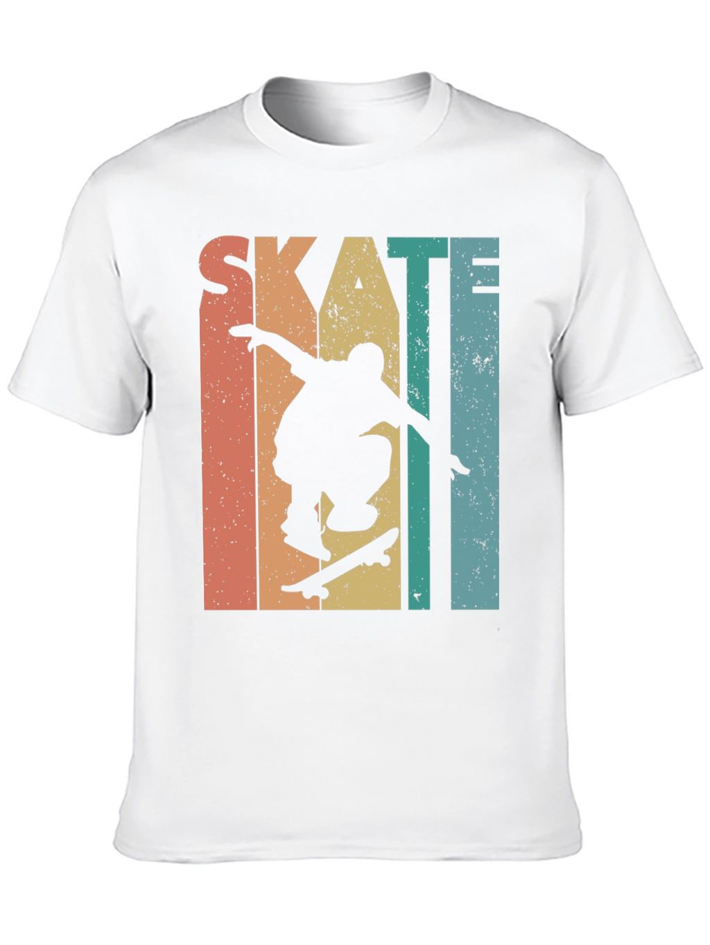 Skateboarding Retro Graphic Tee - Black