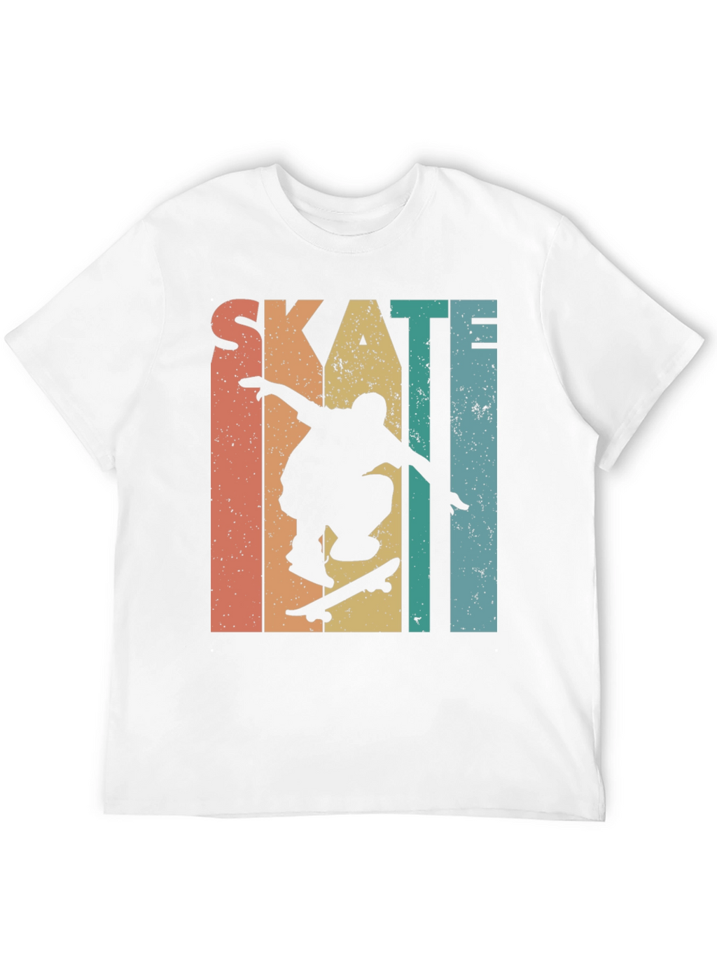 Skateboarding Retro Graphic Tee - Black