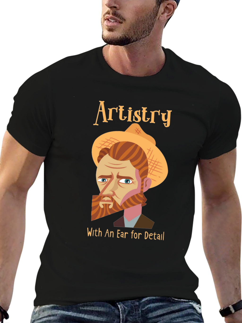 Artistry Van Gogh T-Shirt - Ear for Detail