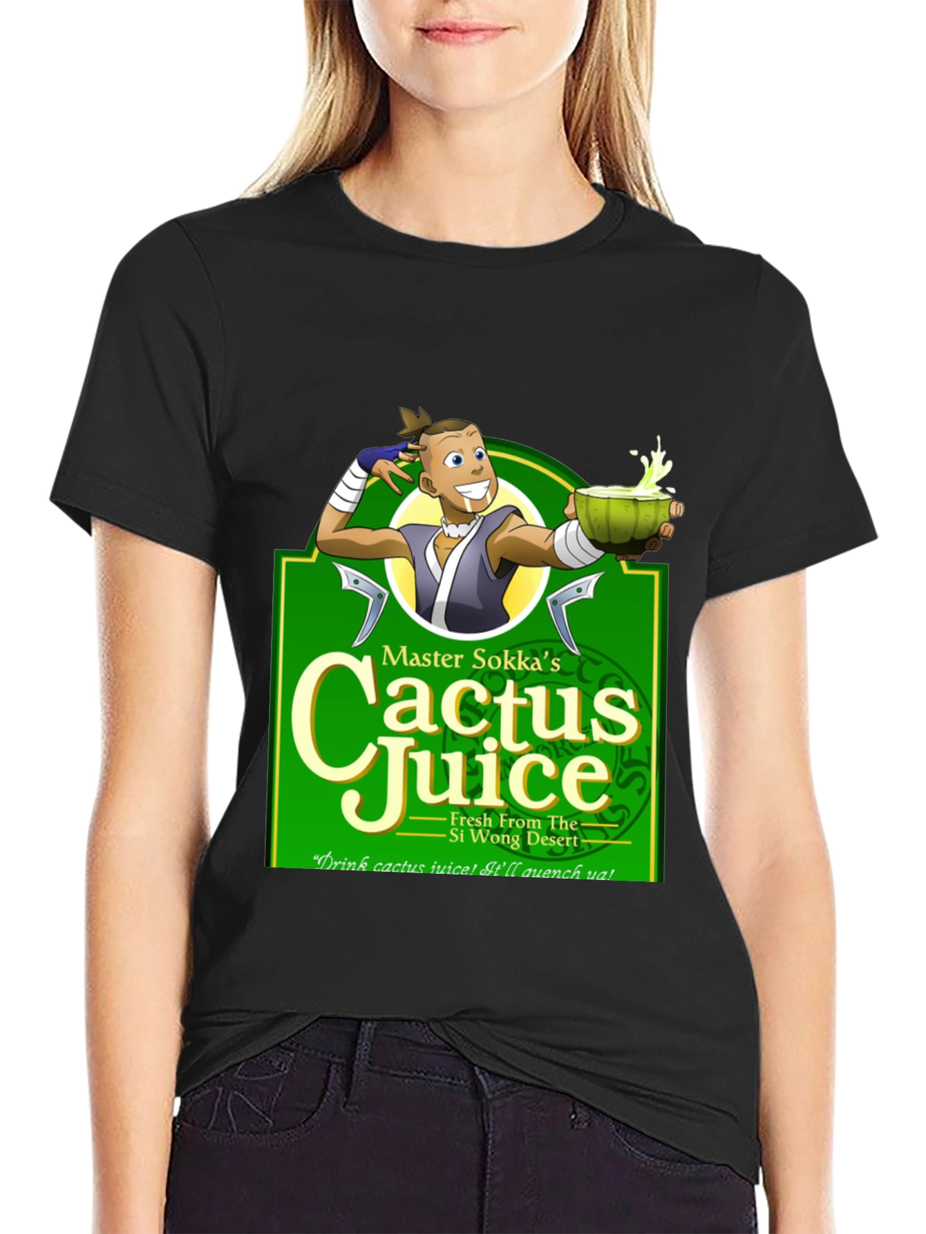 Sokka Cactus Juice T-Shirt - Avatar: The Last Airbender Fan Apparel