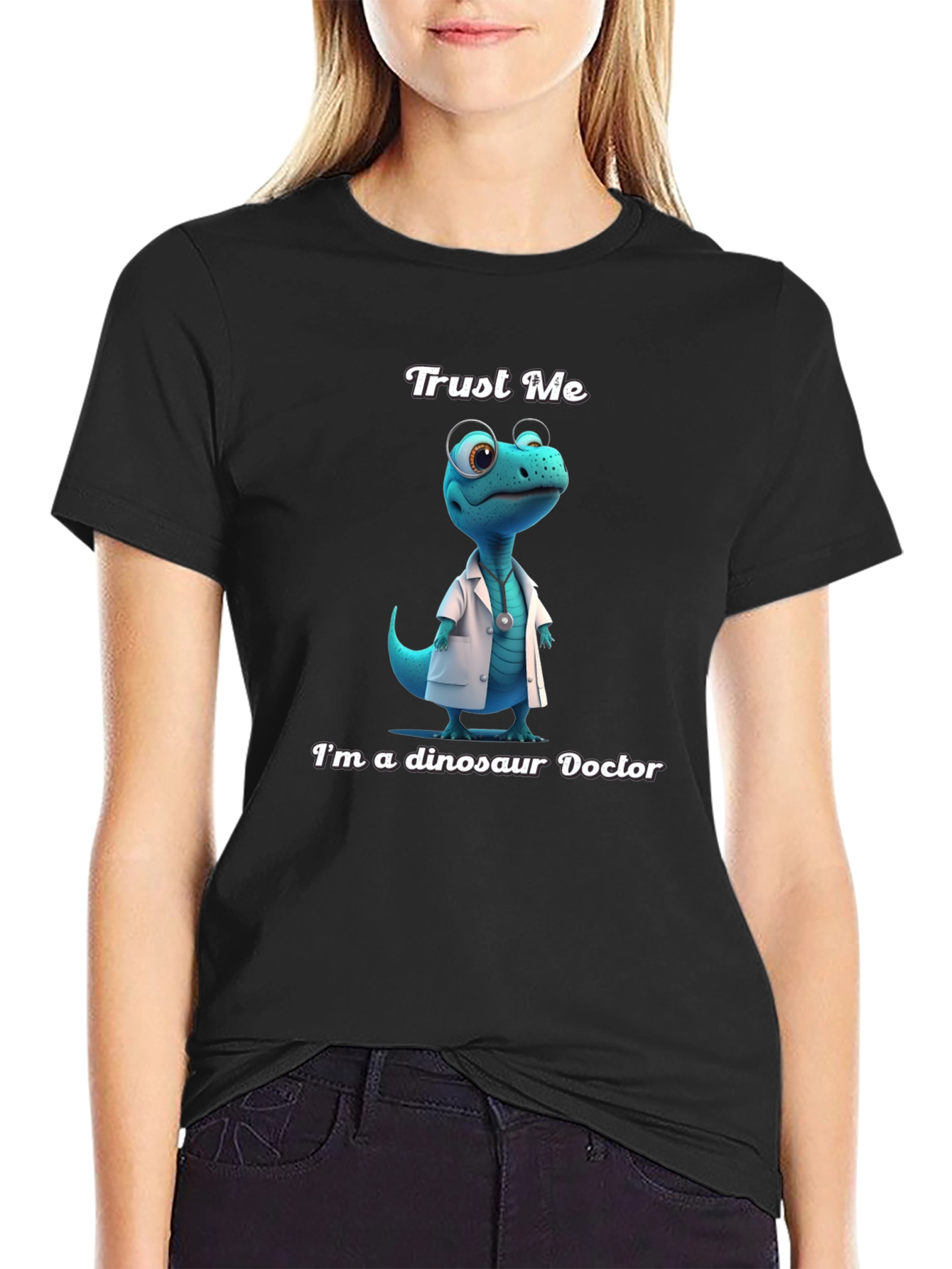 Dinosaur Doctor T-Shirt - Trust Me Im a Dinosaur Doctor
