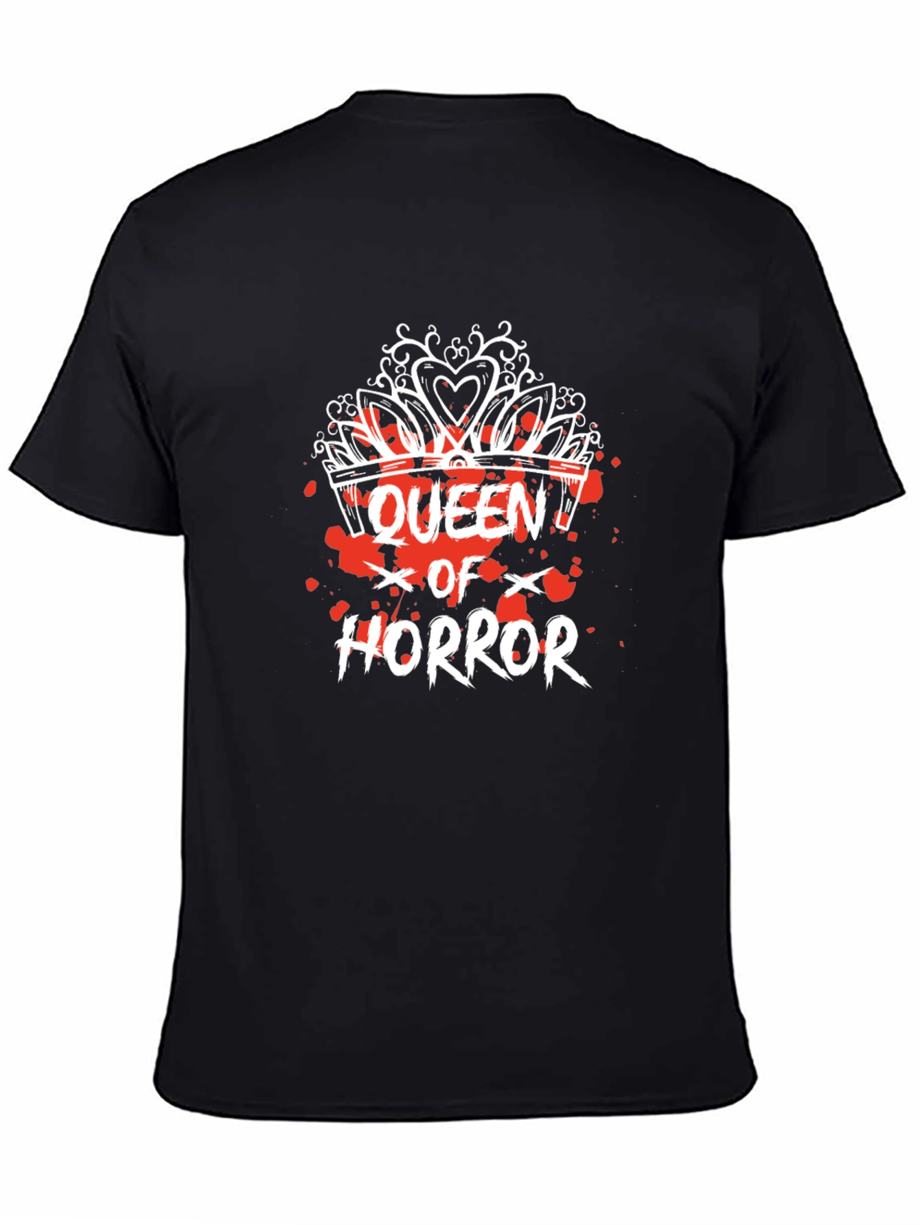 Queen of Horror T-Shirt - Spooky Graphic Tee