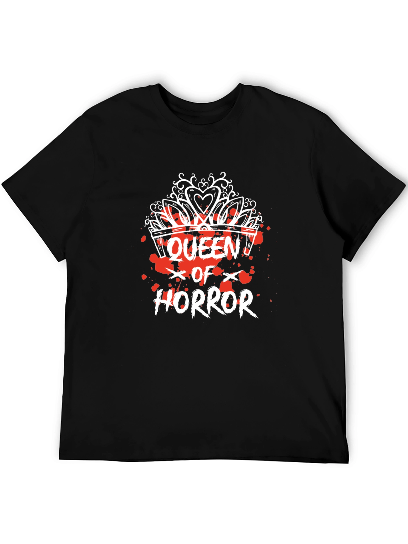 Queen of Horror T-Shirt - Spooky Graphic Tee