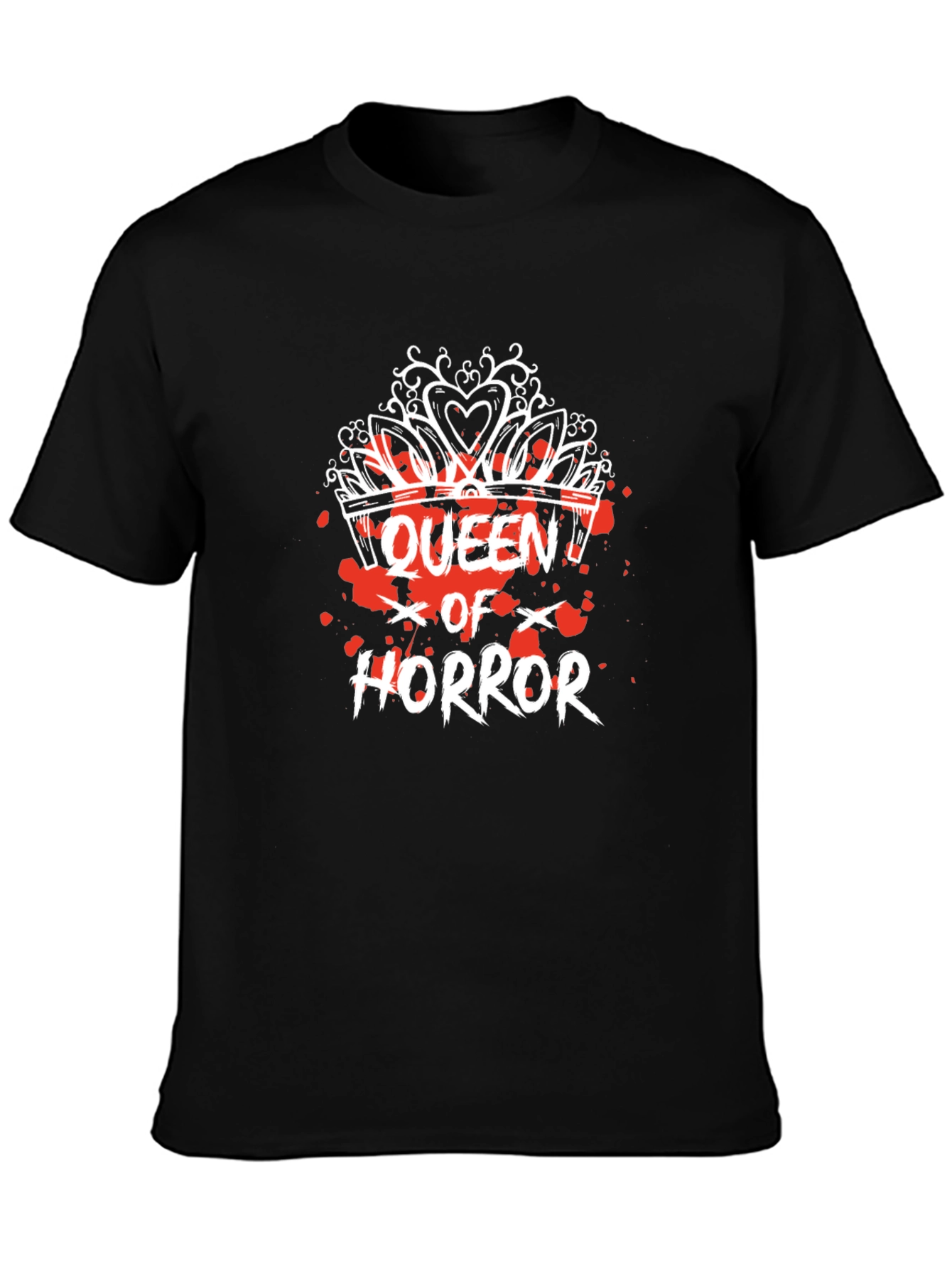 Queen of Horror T-Shirt - Spooky Graphic Tee
