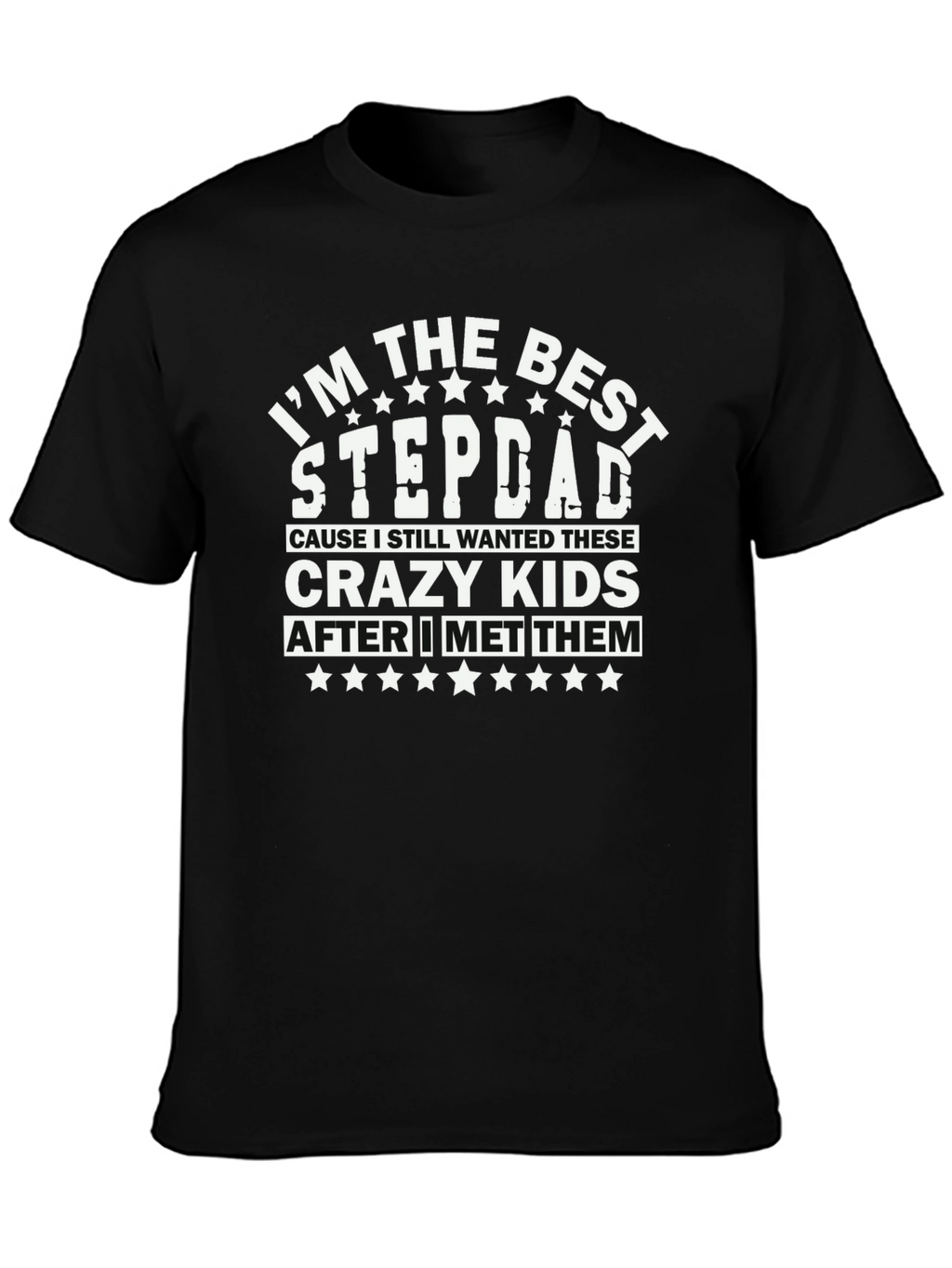 Best Stepdad T-Shirt - Funny Family Tee