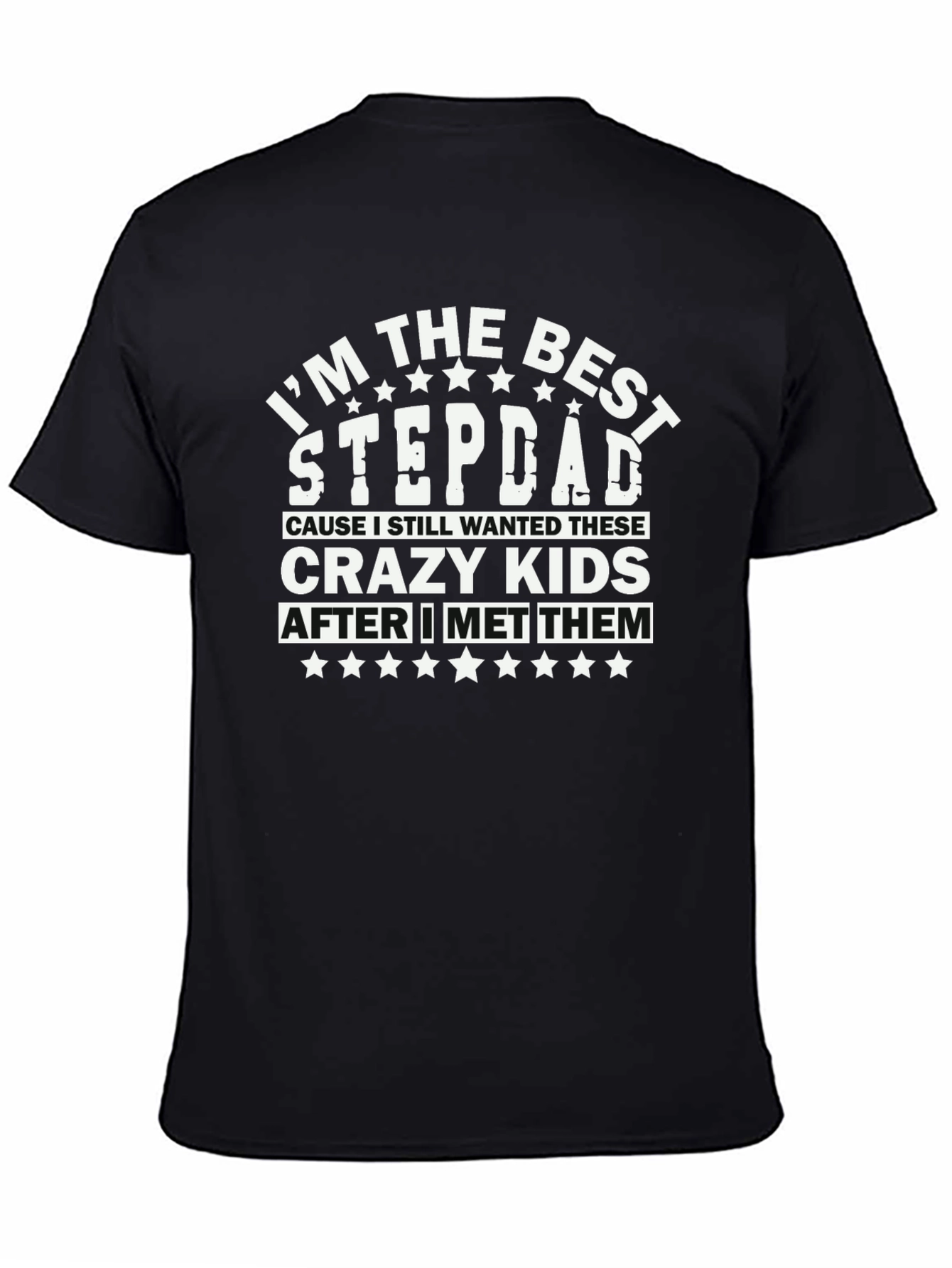 Best Stepdad T-Shirt - Funny Family Tee