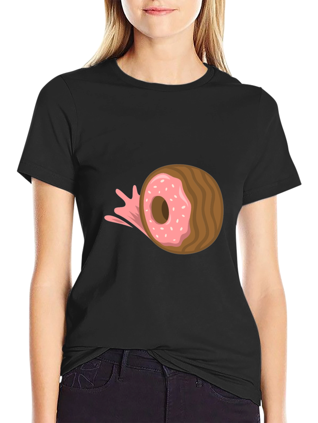 Doughnut Burst Graphic Tee - Casual Comfort
