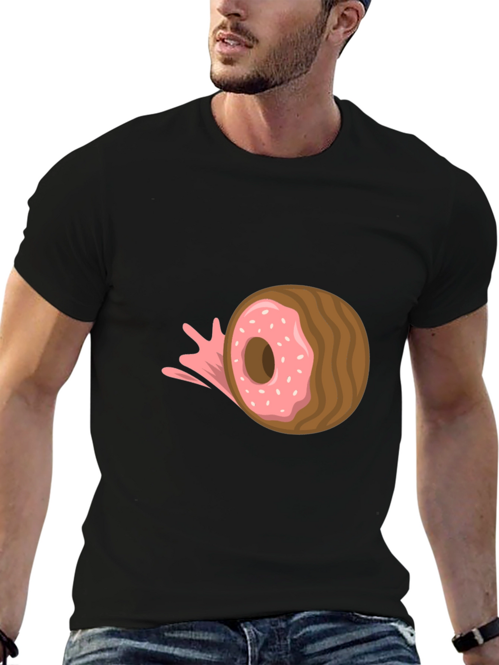 Doughnut Burst Graphic Tee - Casual Comfort