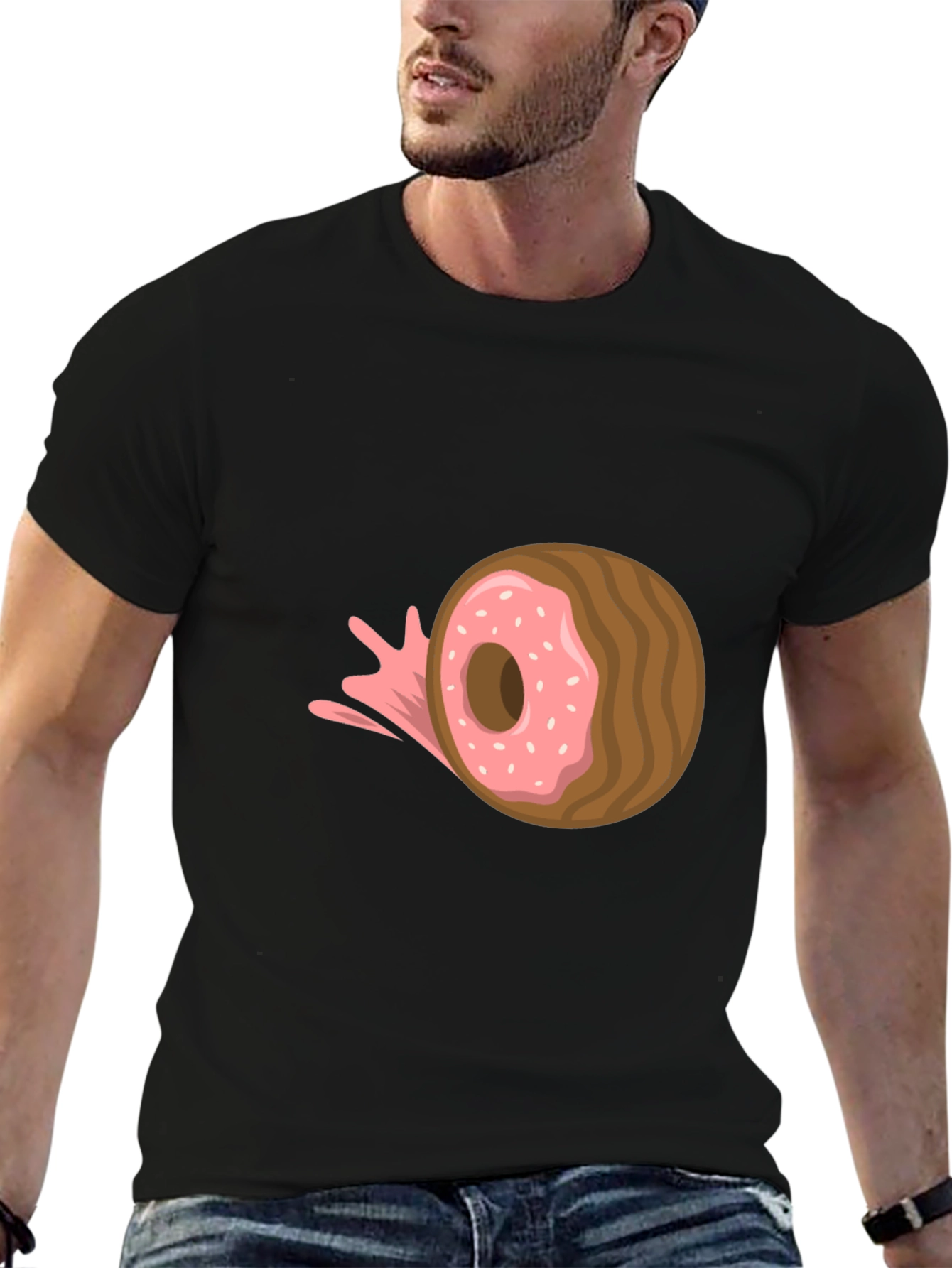 Doughnut Burst Graphic Tee - Casual Comfort