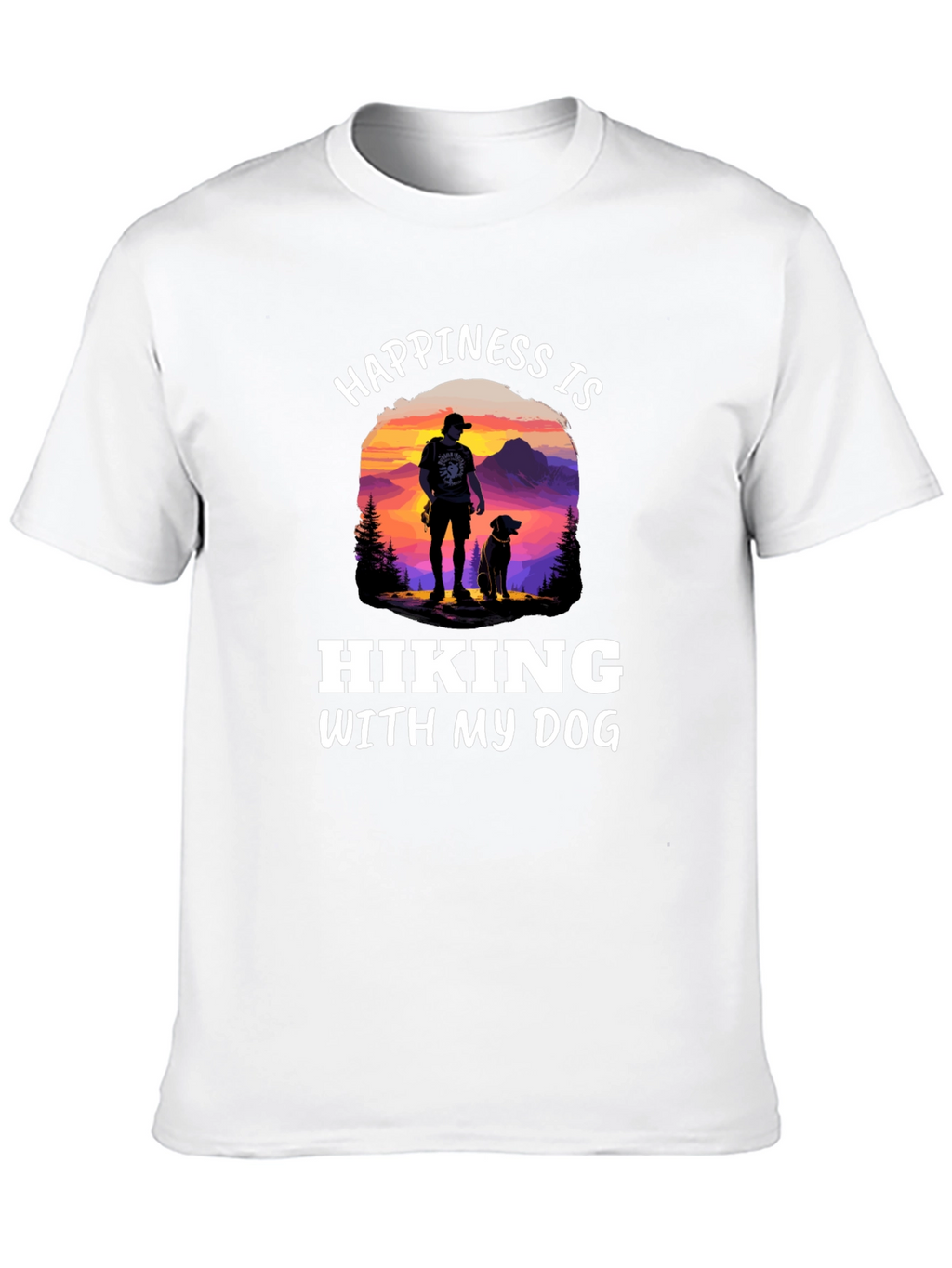 Hiking With My Dog Graphic Tee