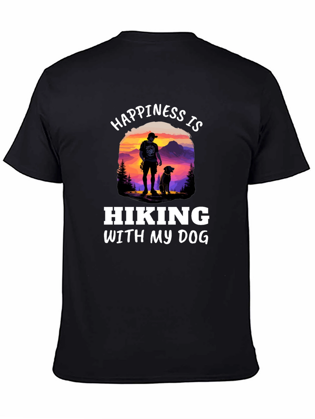 Hiking With My Dog Graphic Tee