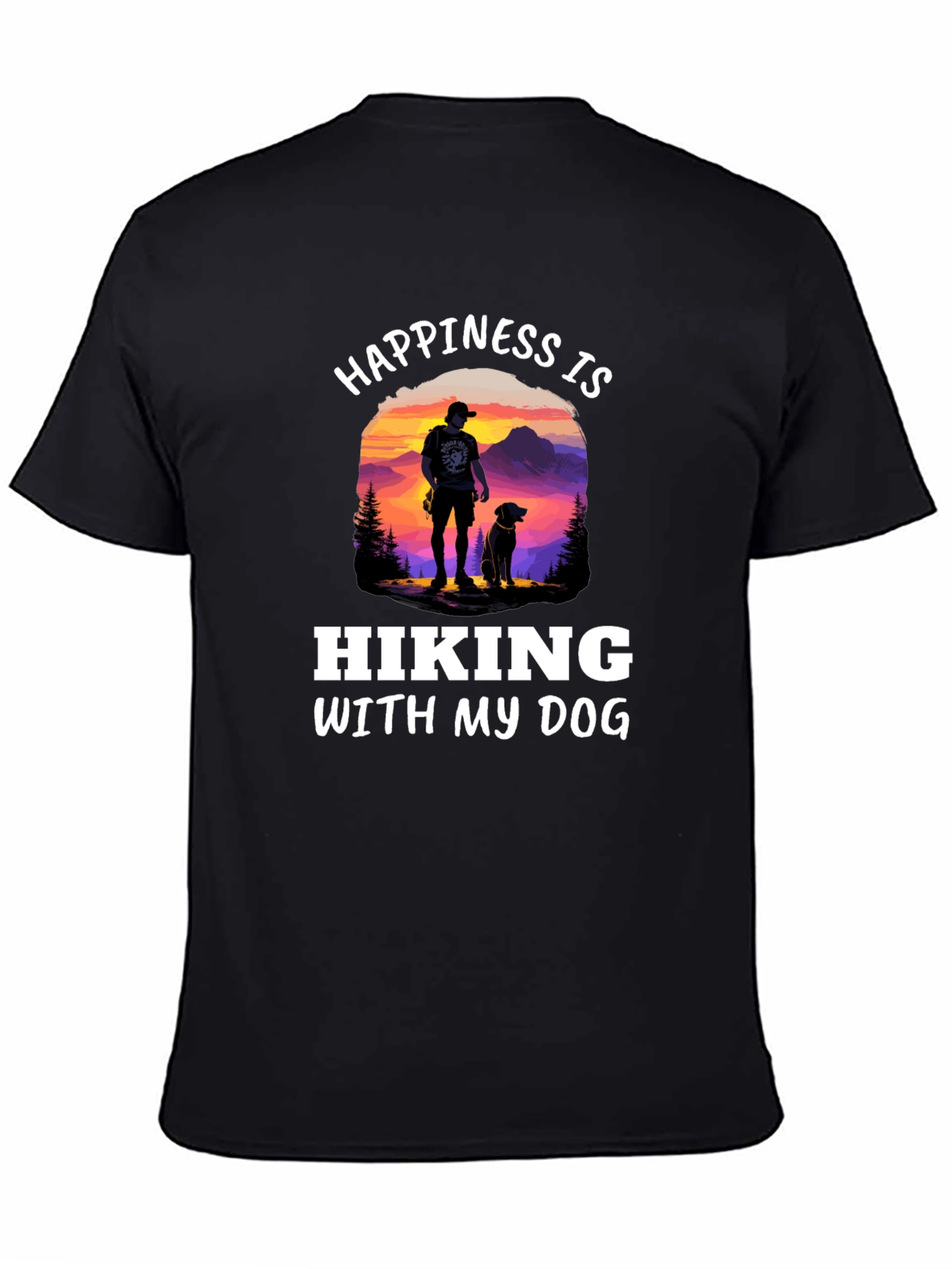 Hiking With My Dog Graphic Tee