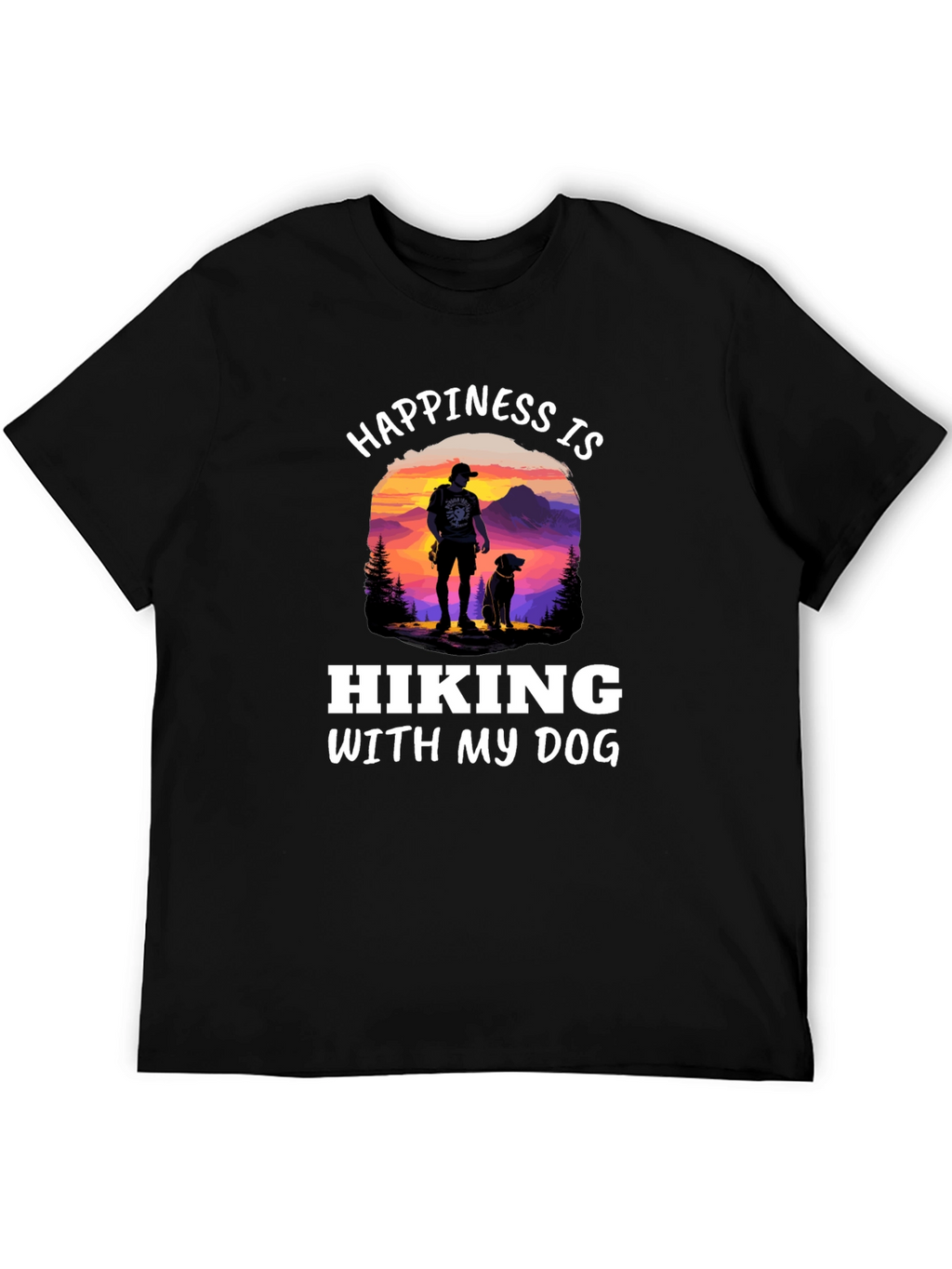 Hiking With My Dog Graphic Tee
