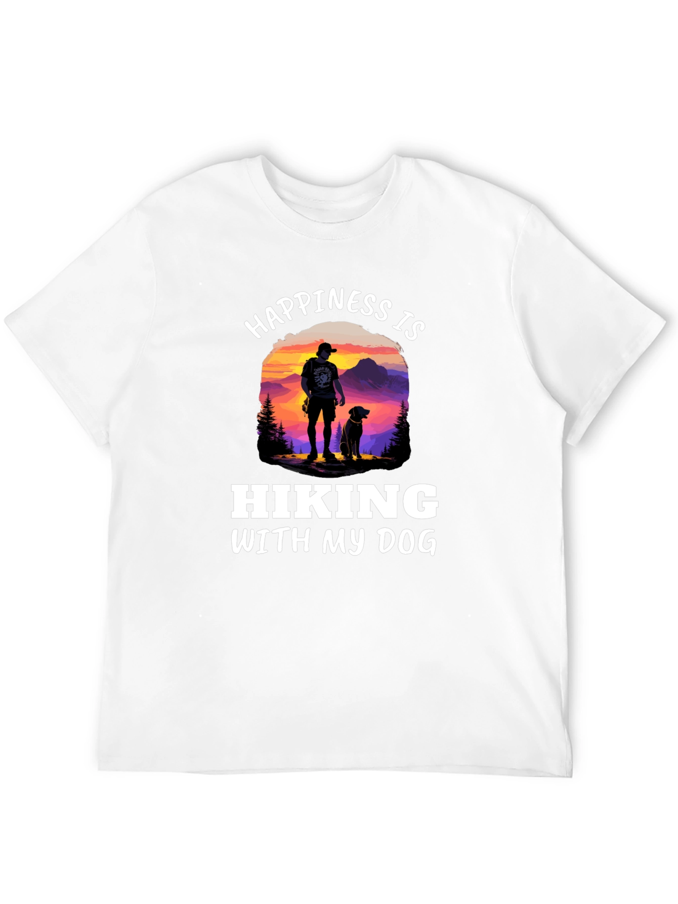 Hiking With My Dog Graphic Tee