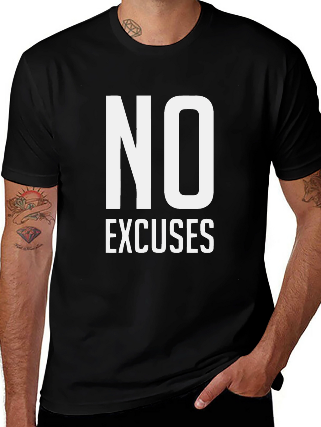No Excuses Motivational T-Shirt
