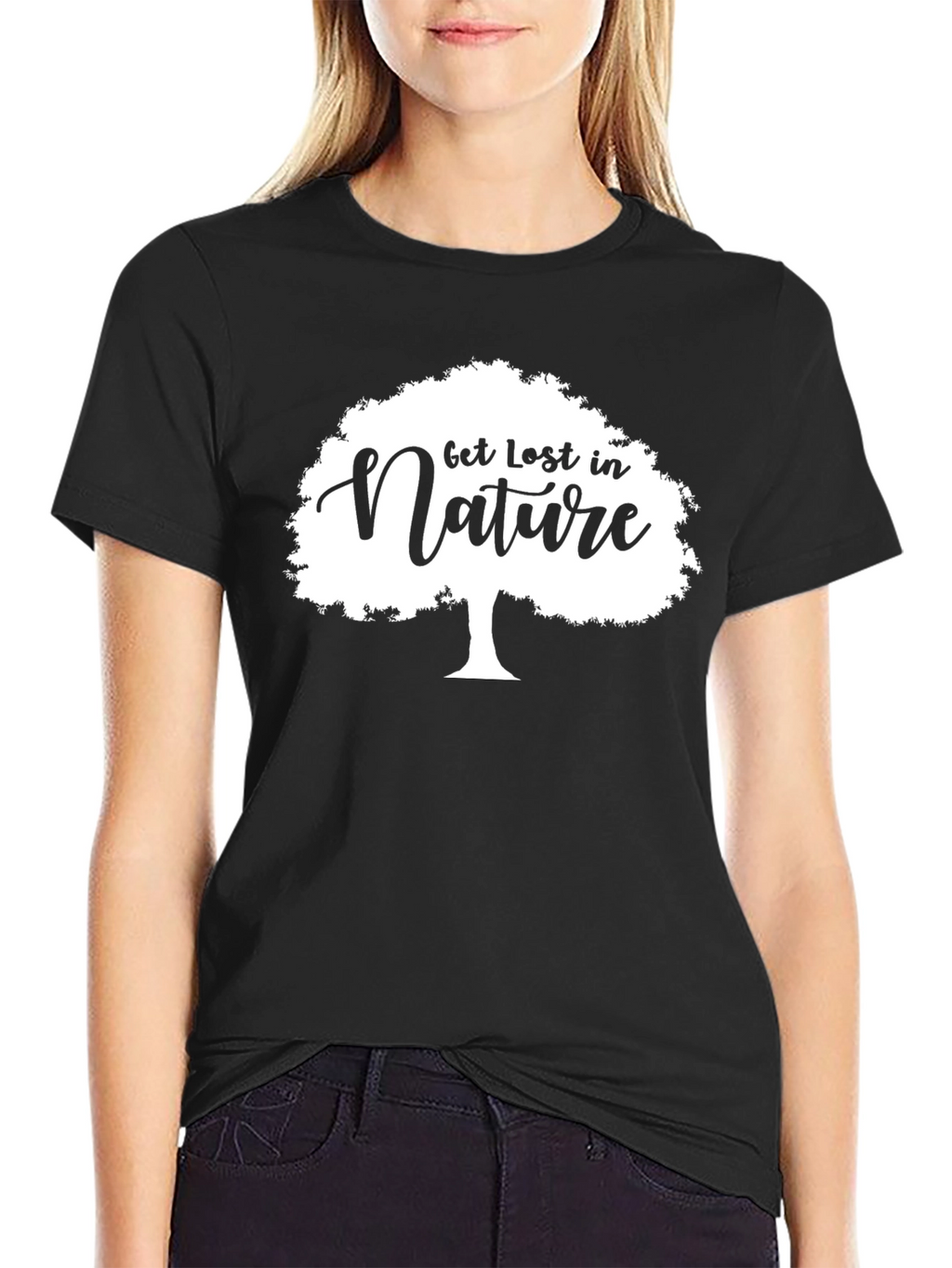 Get Lost in Nature Tree Graphic Tee