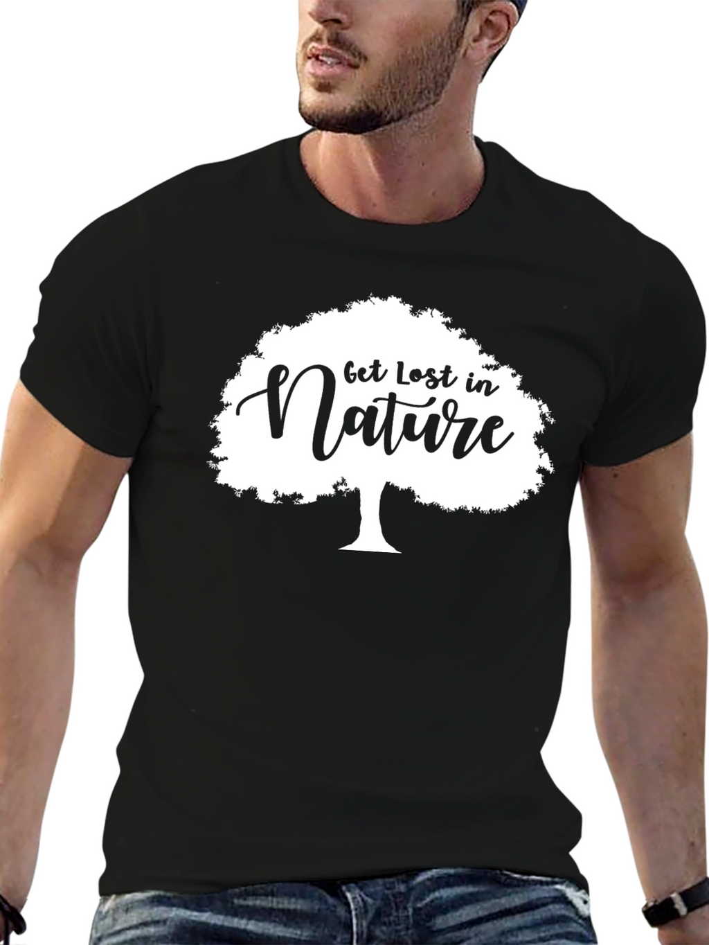 Get Lost in Nature Tree Graphic Tee