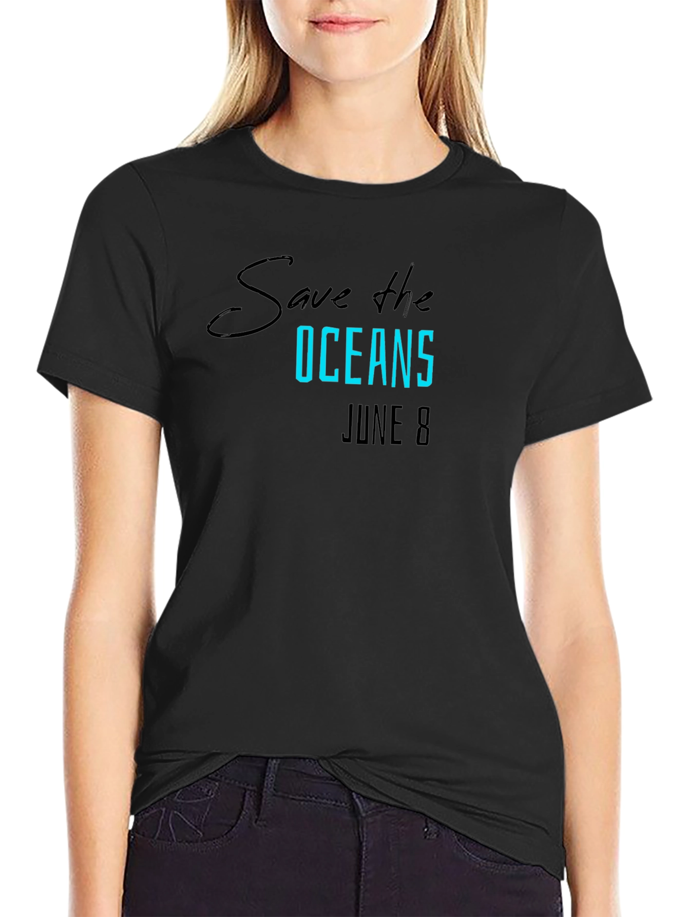 Save the Oceans T-Shirt June 8 - Eco-Friendly Tee