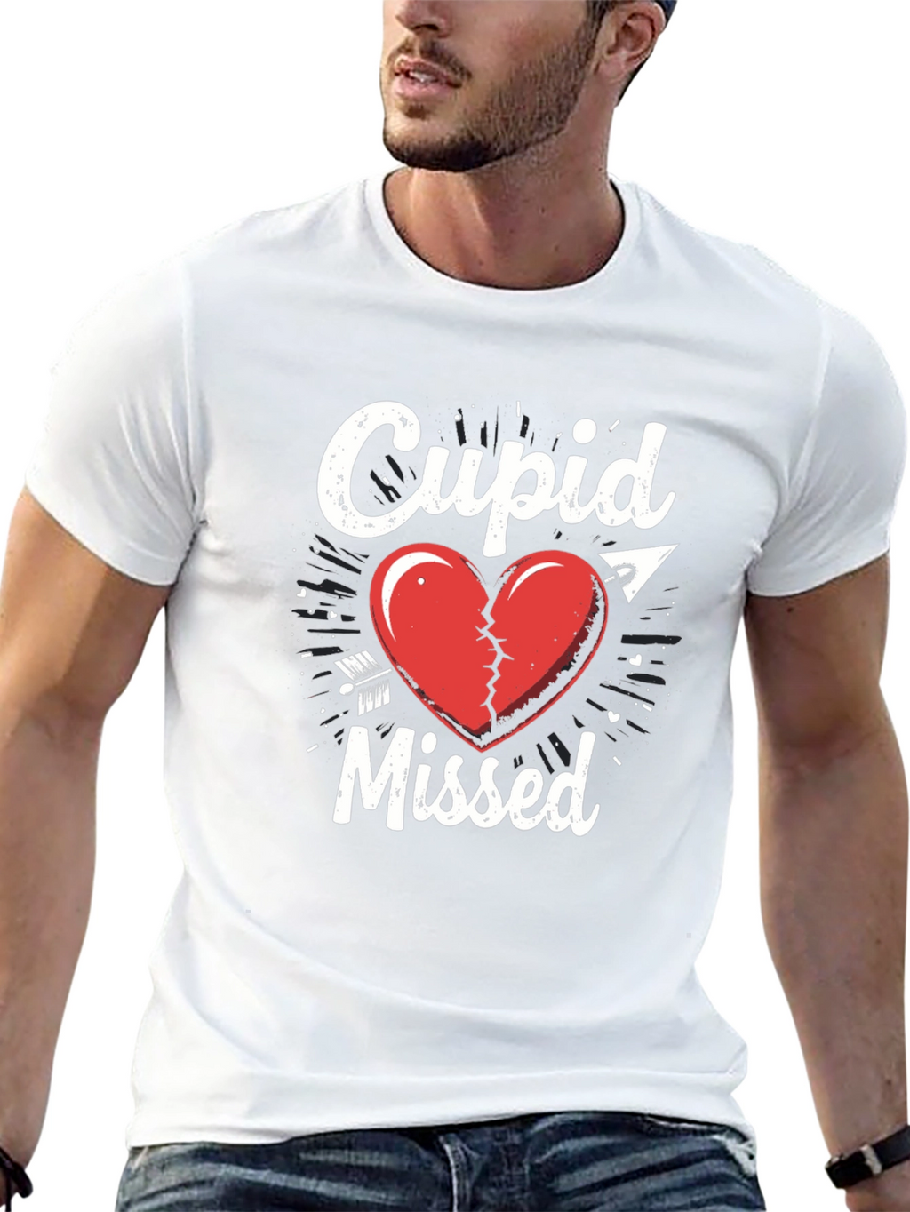 Cupid Missed Graphic Tee